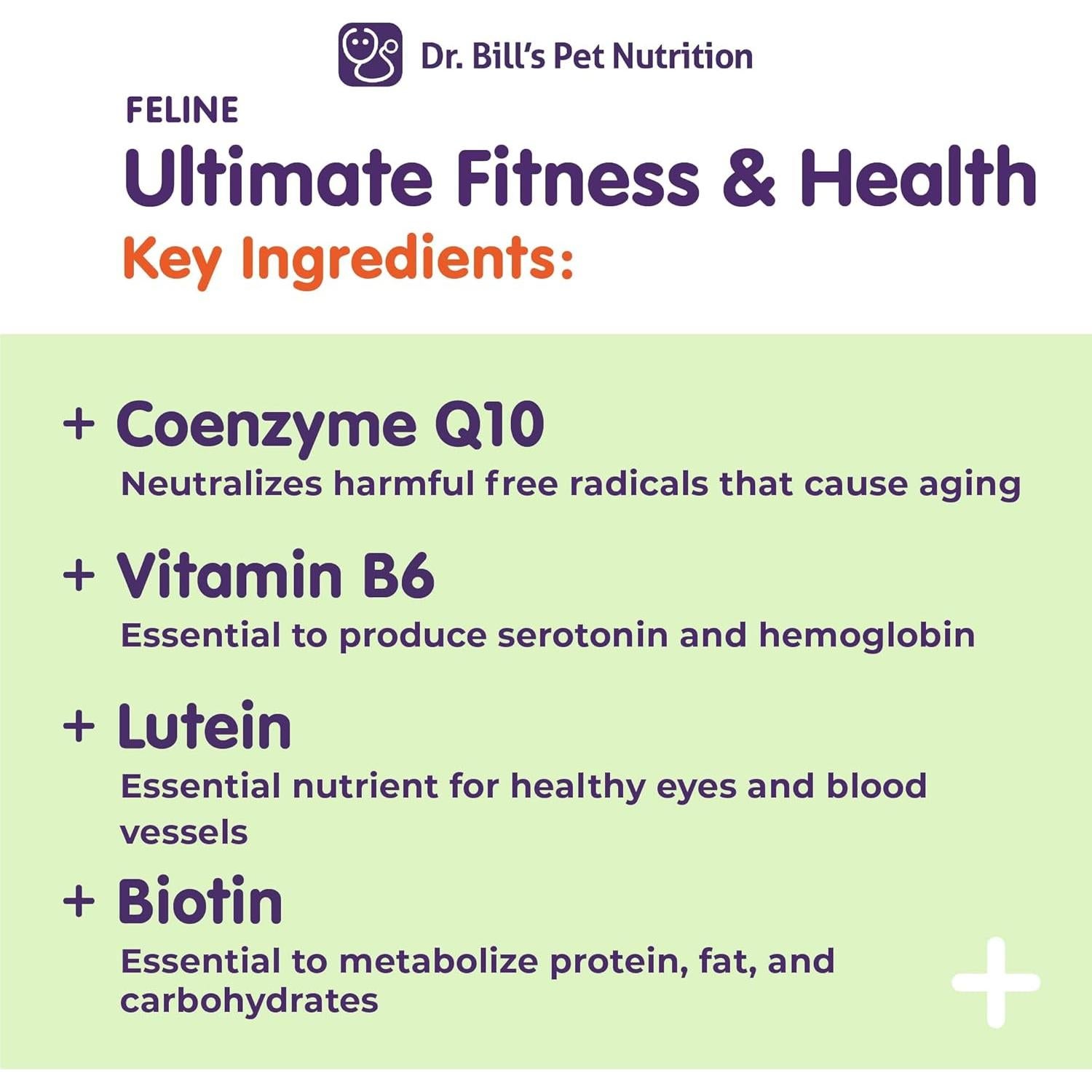 Suplemento Multivitamínico para Gatos Dr. Bill's 180g