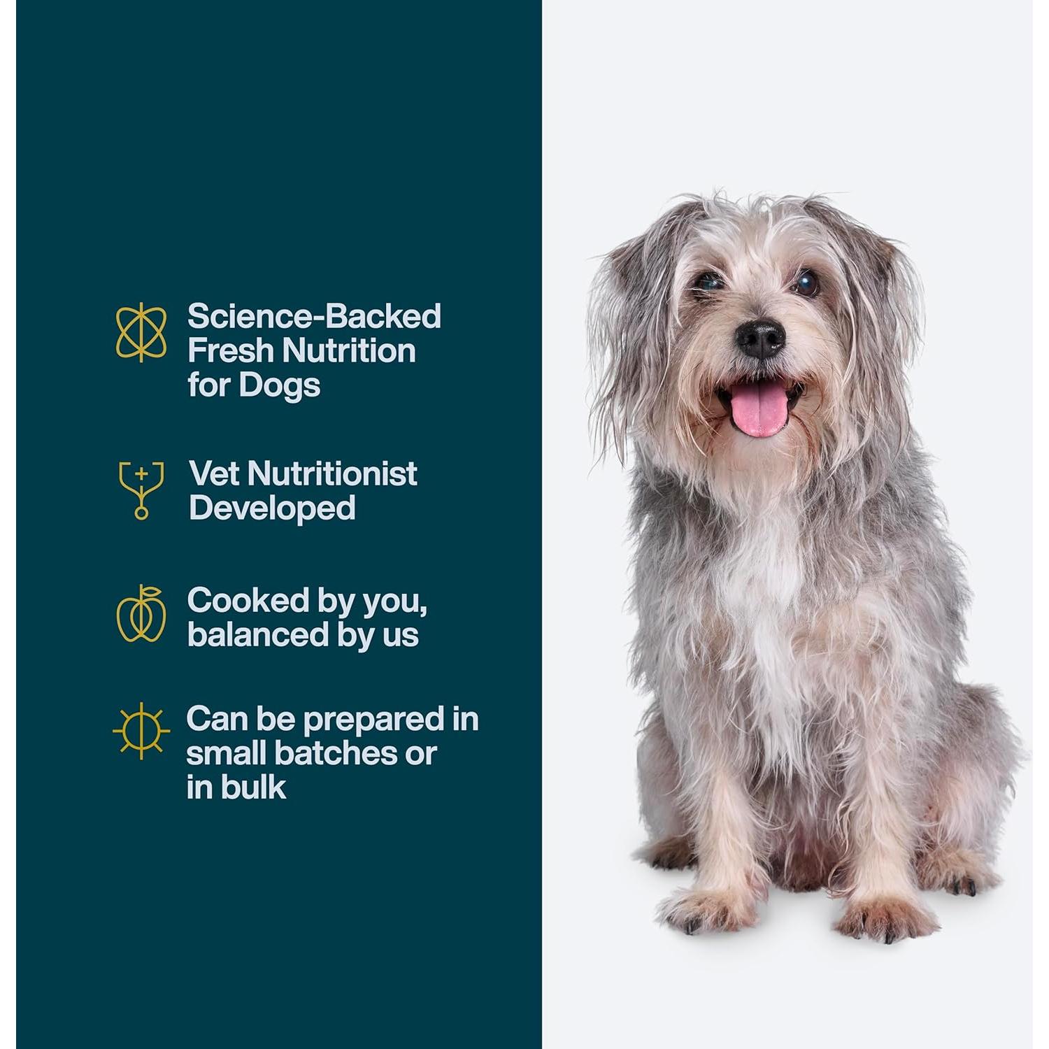 Mezcla de Nutrientes JustFoodForDogs Pescado y Batata 168.5g