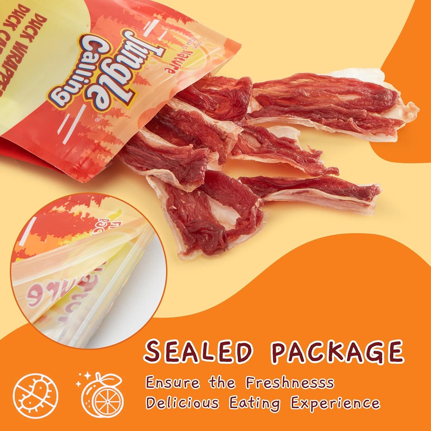 Huesos Envueltos de Pato Jungle Calling 150g - Snacks Saludables para Perros