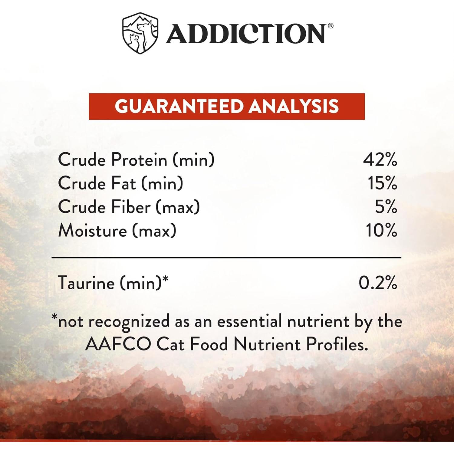 Comida Seca para Gatos Addiction Wild Islands Venado 1.81kg