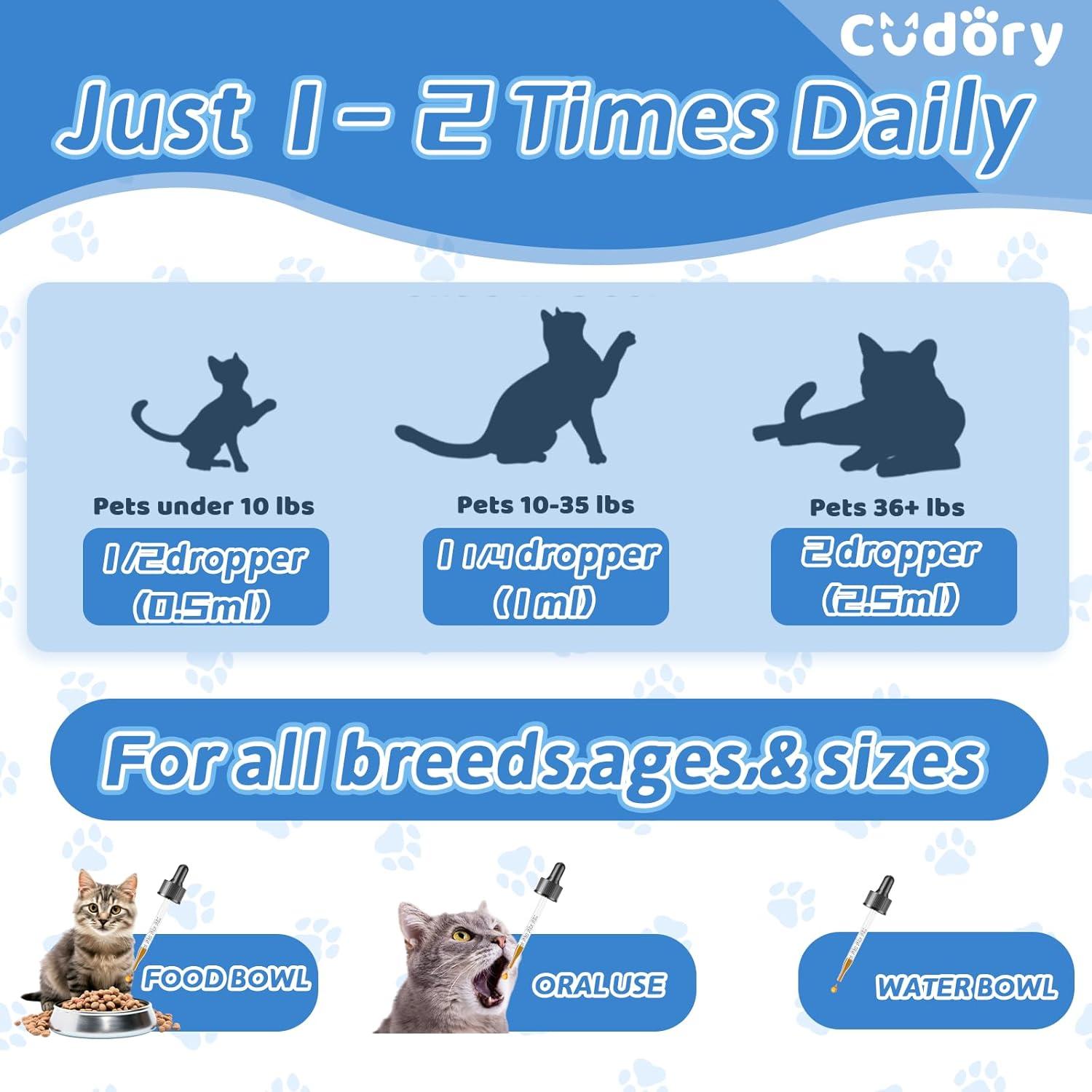 Antibióticos Naturales para Gatos Cudory 59 ml - Sabor Pollo