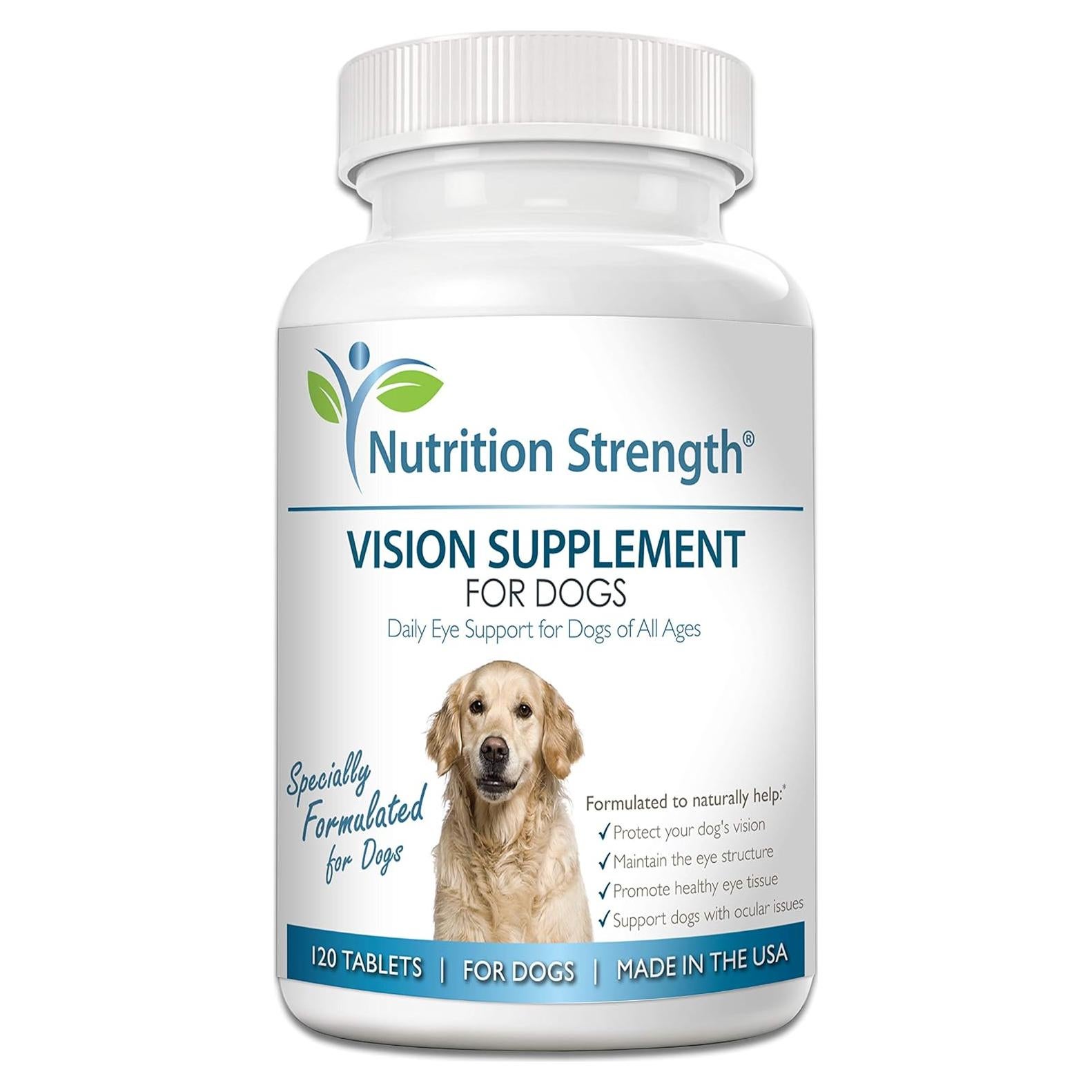 Suplemento ocular para perros Nutrition Strength 120 tabletas