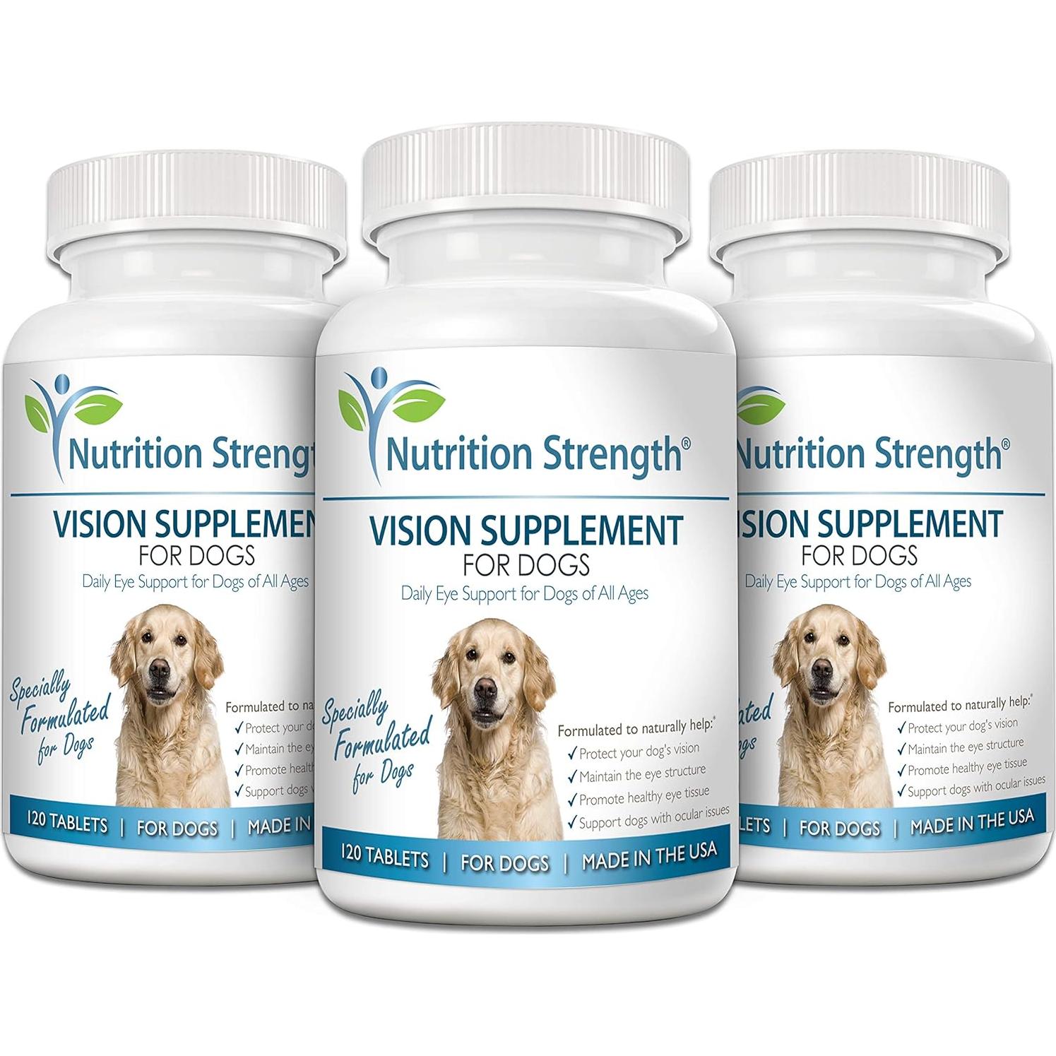 Suplemento ocular para perros Nutrition Strength 120 tabletas