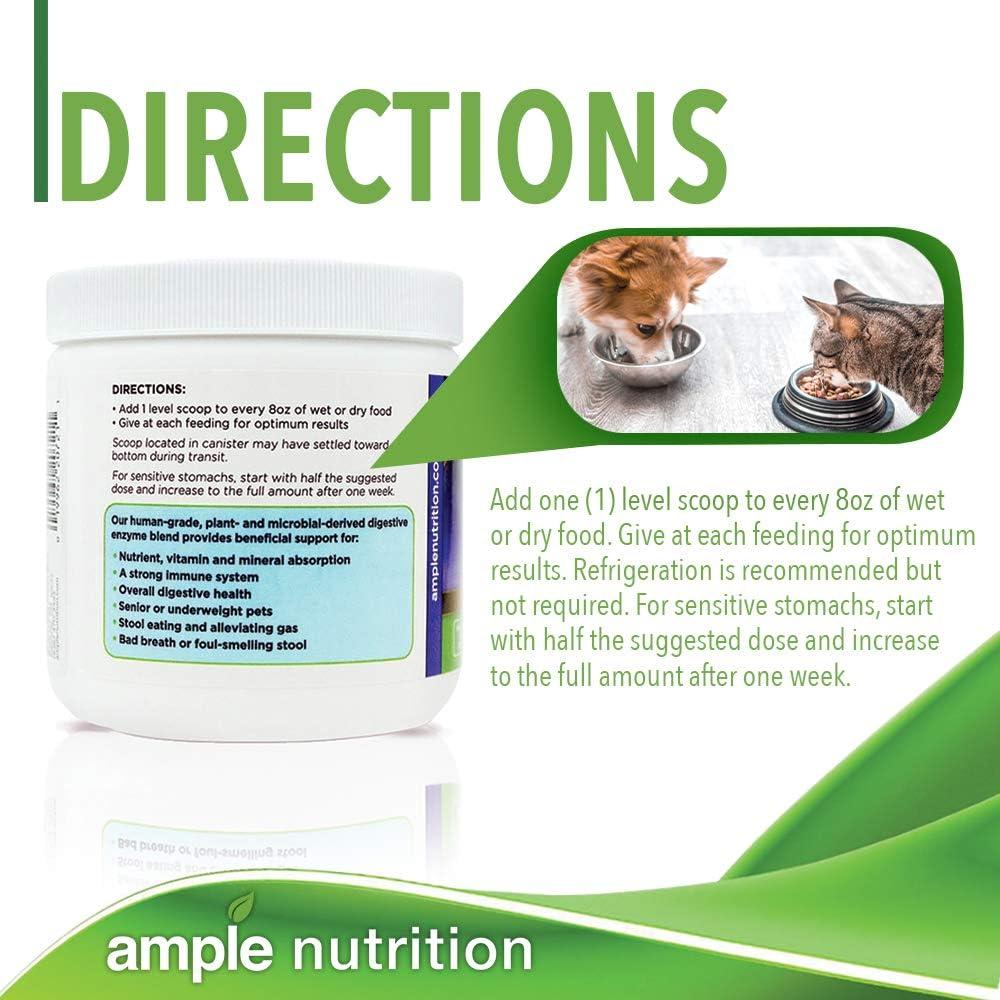 Enzimas Digestivas Ample Nutrition para Perros y Gatos 200g