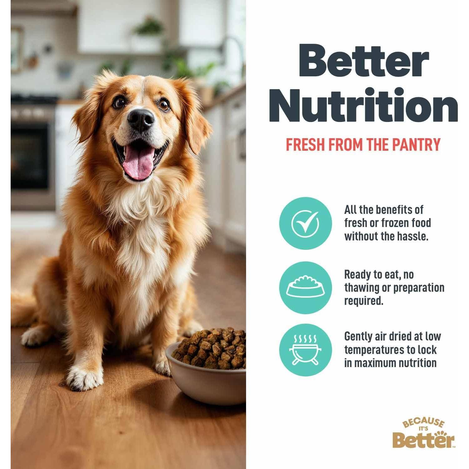 Comida para Perros Secada al Aire Porque es Mejor Salmón 0.45kg