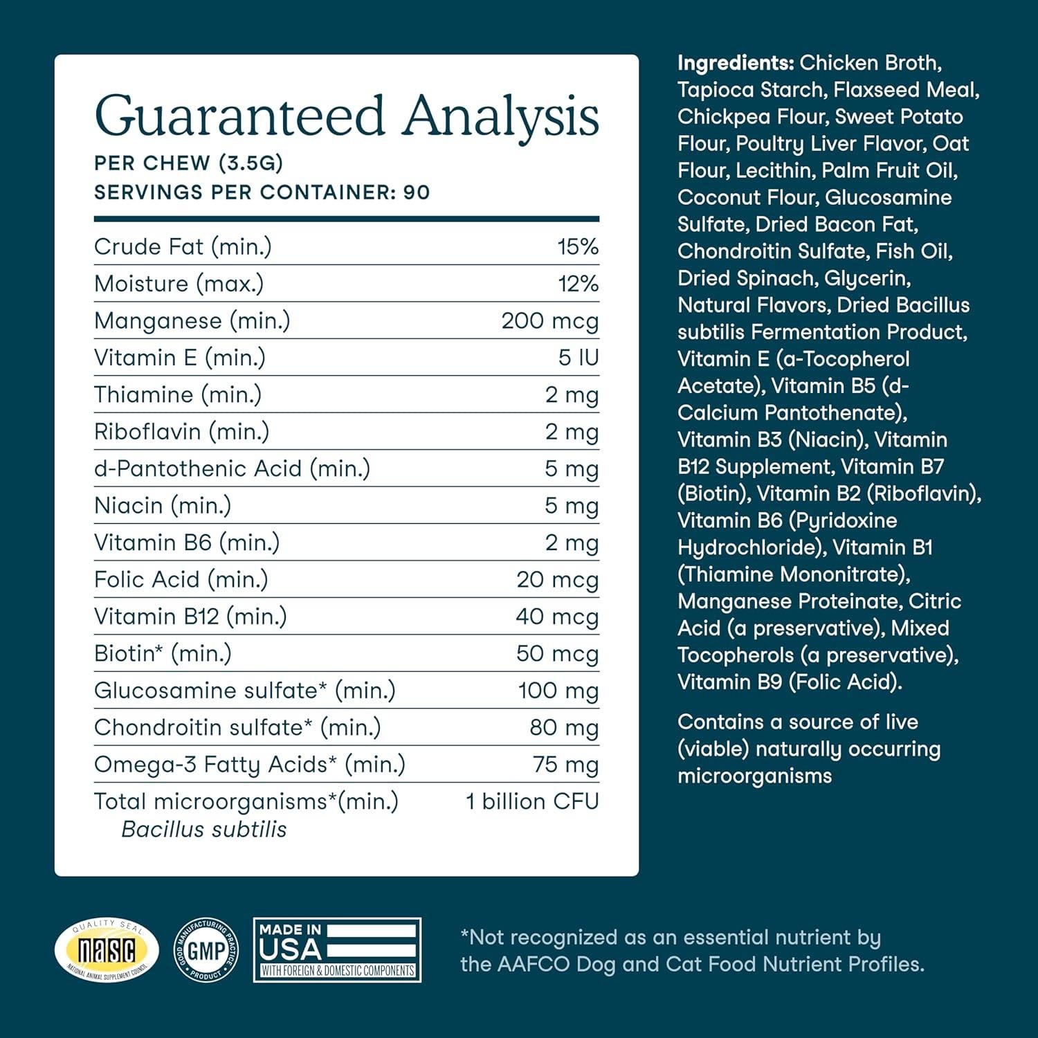 Multivitamínico Masticable Suave Fera Pet Organics 90 Unidades