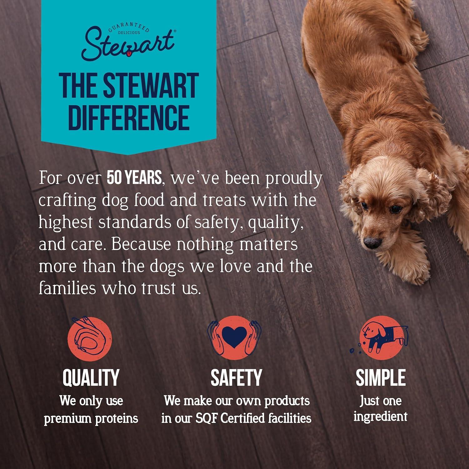 Golosinas Liofilizadas para Perros Stewart 595g Hígado de Res