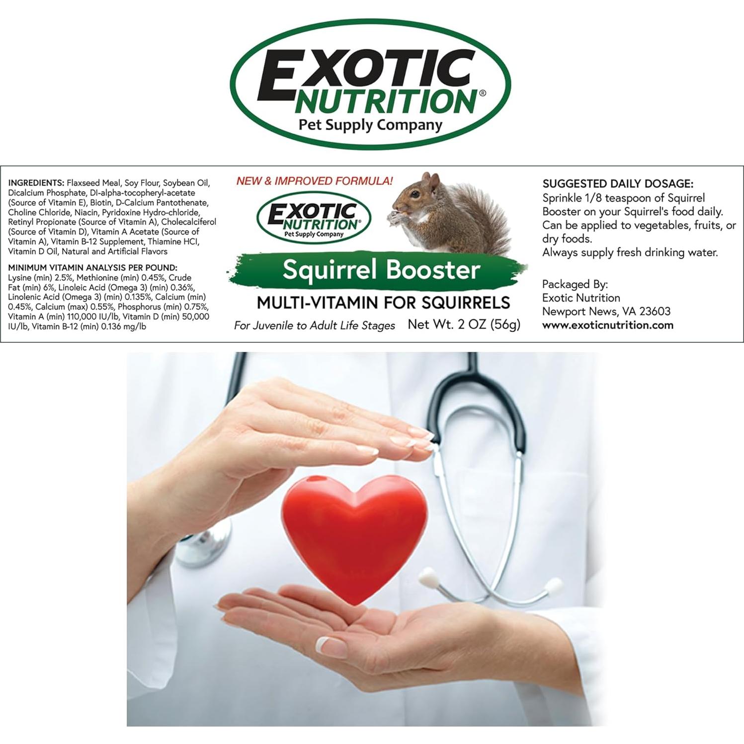 Acelerador de Ardilla Exotic Nutrition 56.7 g - Multivitamínico Completo