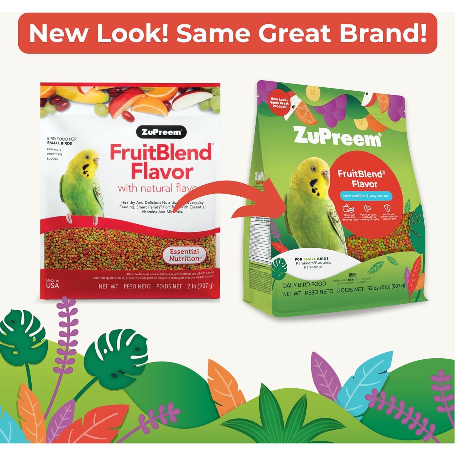 Pellets de Frutas ZuPreem 0.91 kg para Periquitos y Aves Pequeñas