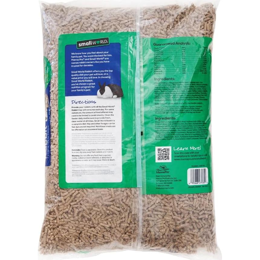 Comida para Conejos Small World 4.54 kg - Alimento Completo y Fortificado