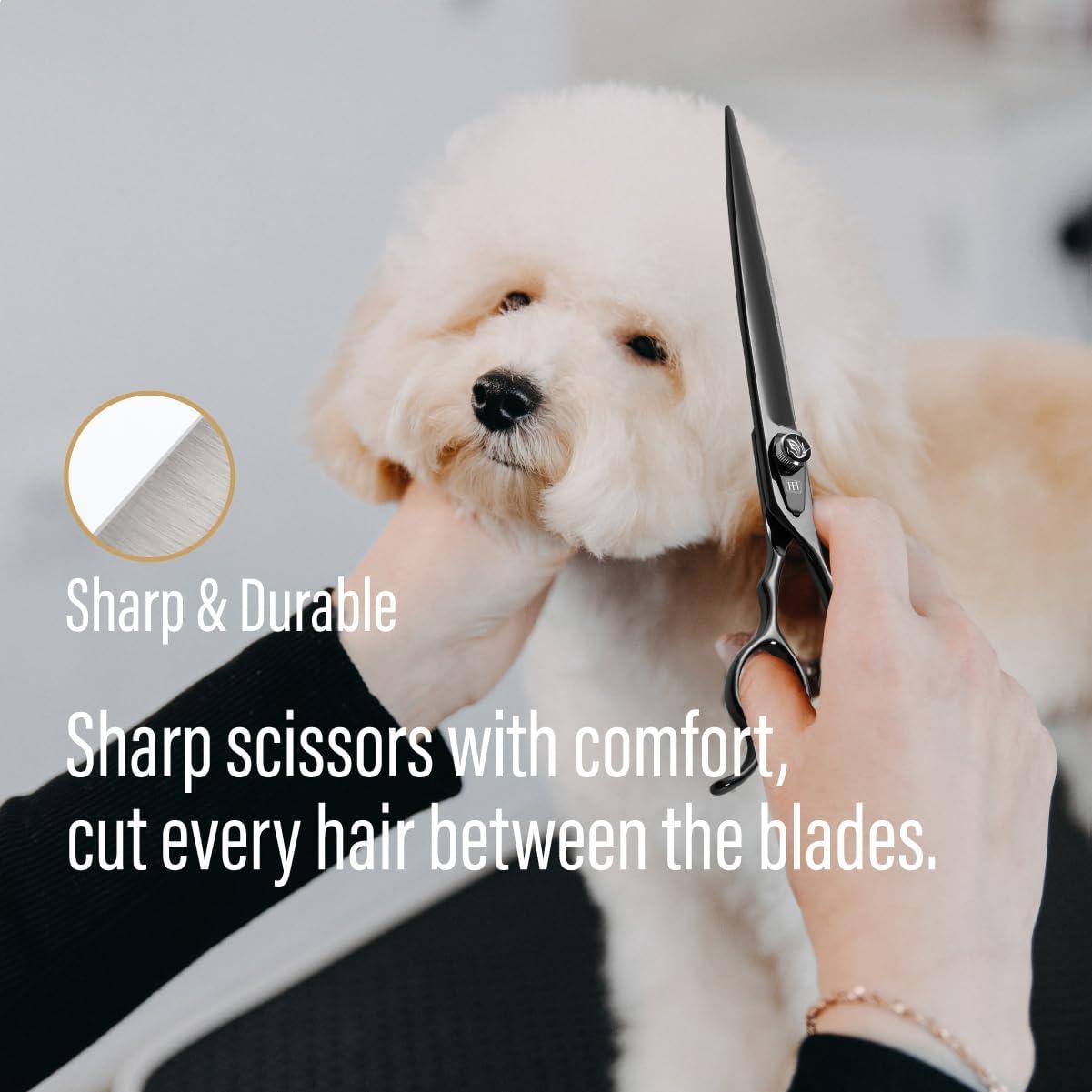 Tijeras para Perros FENICE TOTEM 20 cm Acero Inoxidable Negro