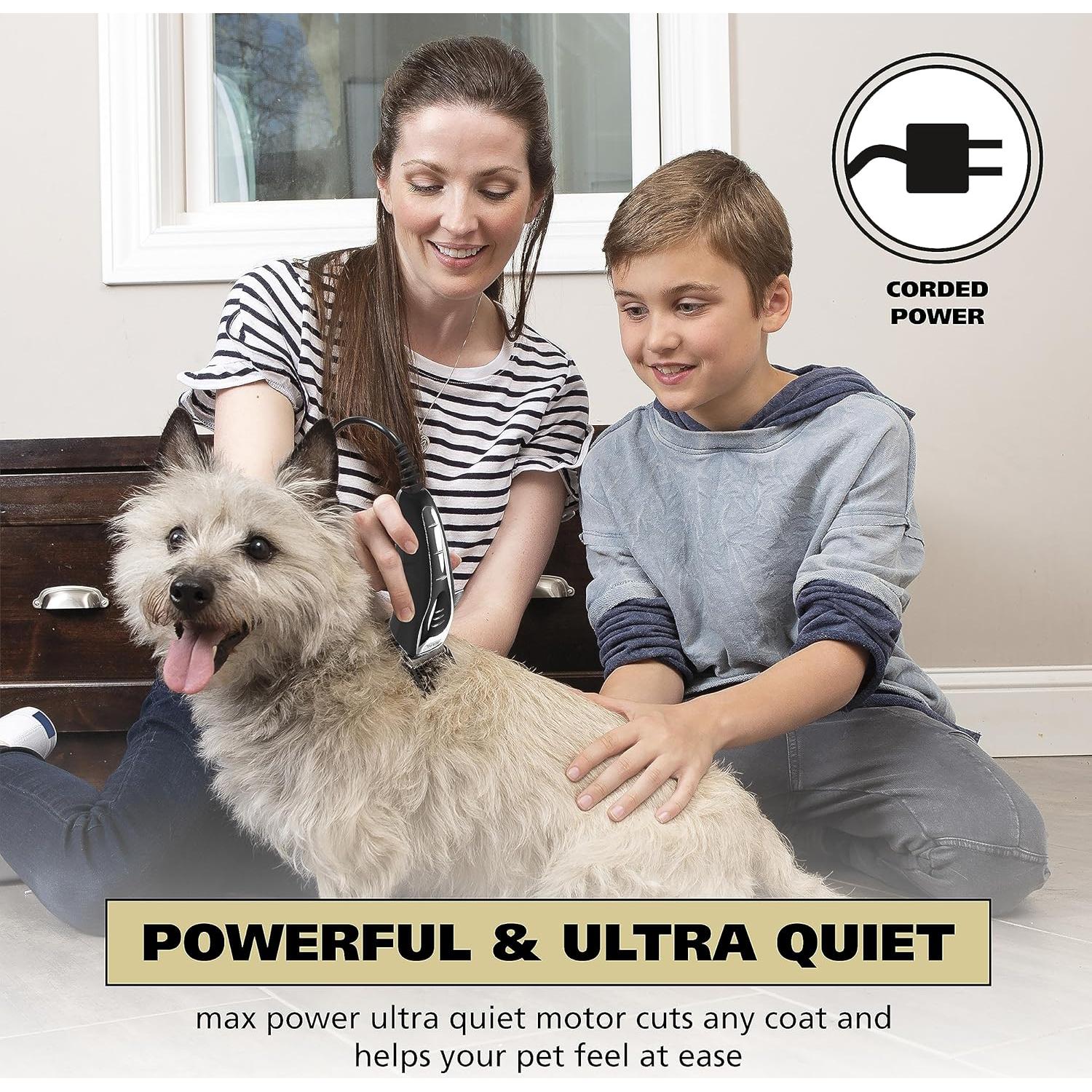 Cortadora de Pelo Eléctrica Wahl Quiet Pro 9181 para Mascotas