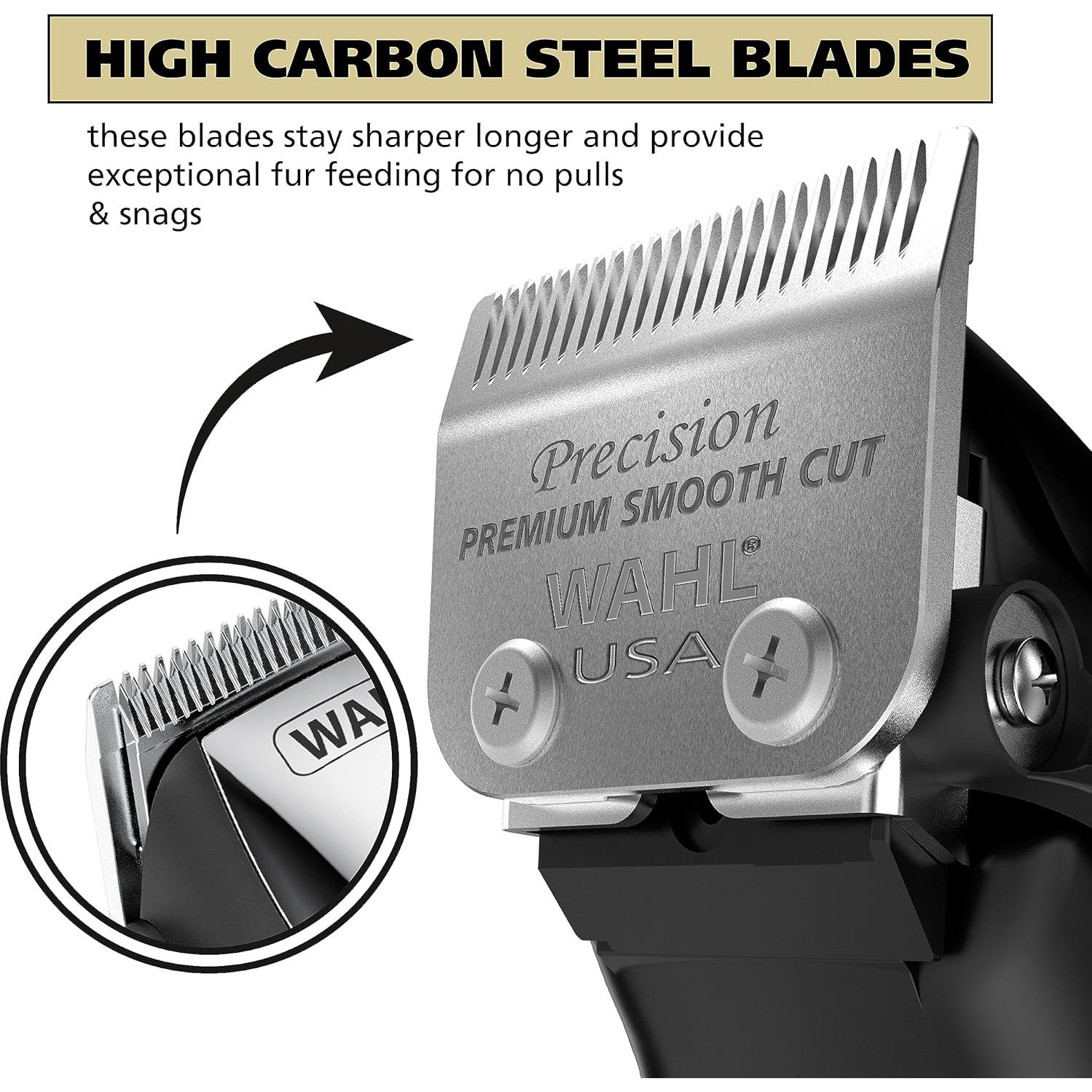 Cortadora de Pelo Eléctrica Wahl Quiet Pro 9181 para Mascotas