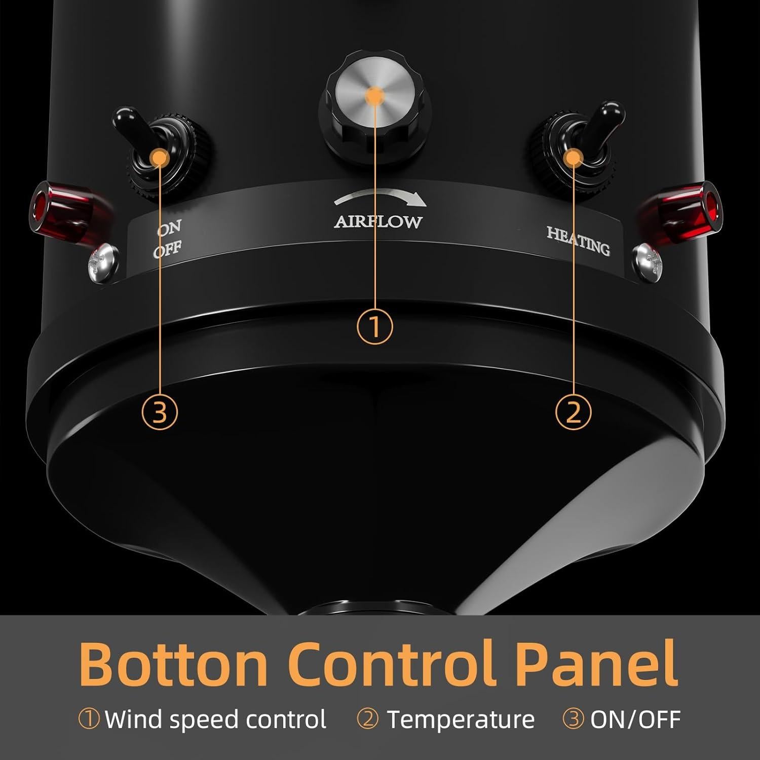 Secador Profesional para Mascotas COTUBLR Negro 4 Boquillas