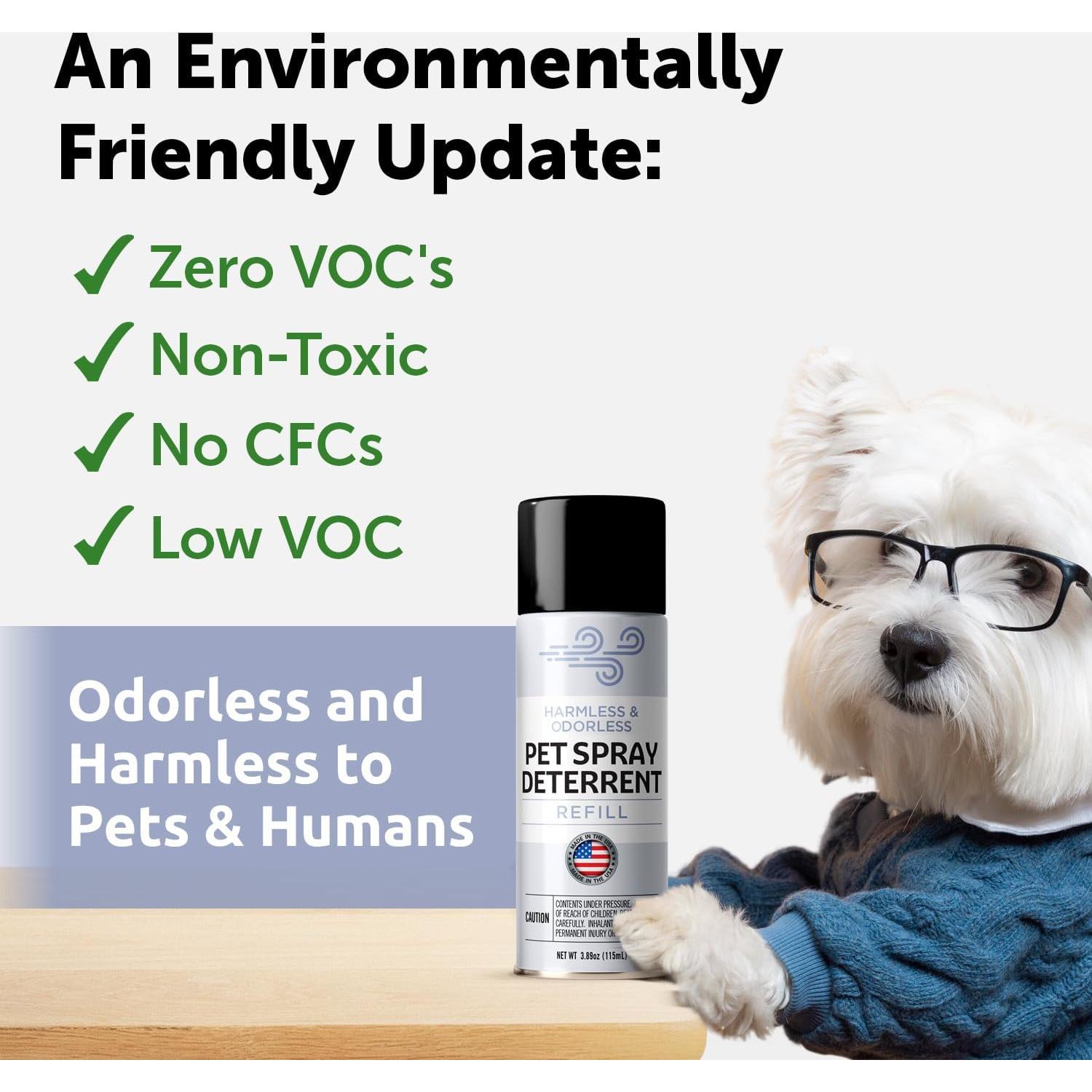 Recargas Spray Disuasorio para Mascotas Berkland - 2 Latas 110ml