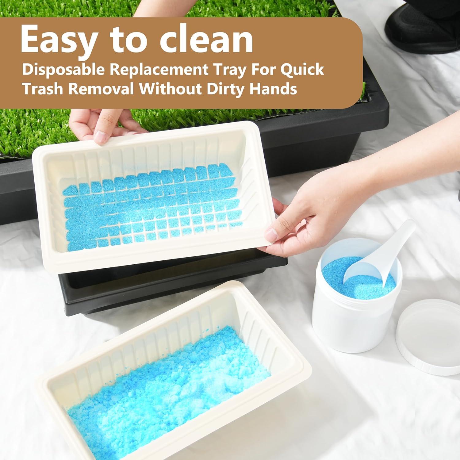 Paquete de 10 bandejas desechables Pee-Pod PetSafe con esponja