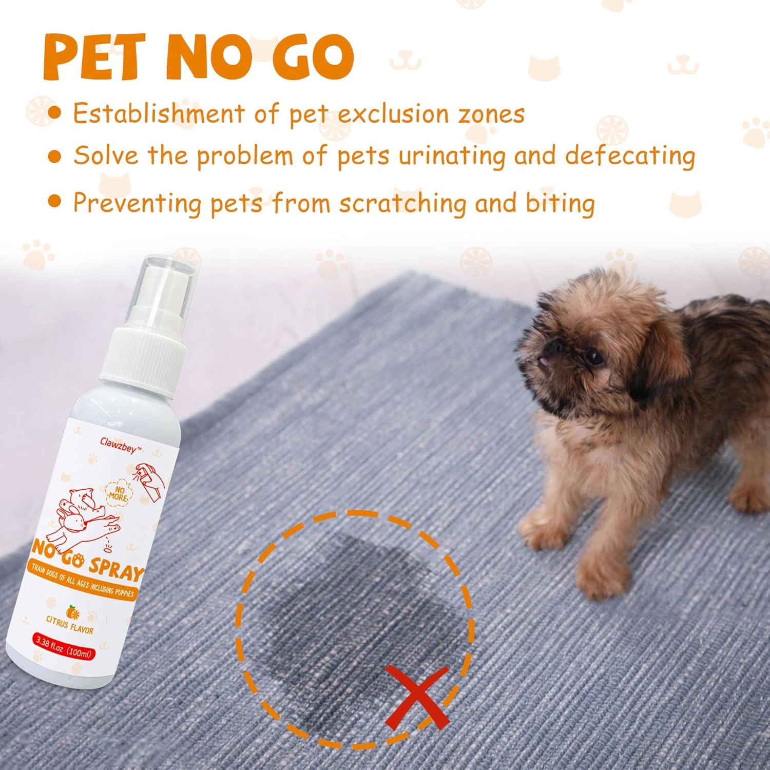 Juego de Spray para Perros Clawzbey - No-Go y Entrenamiento 100 ml