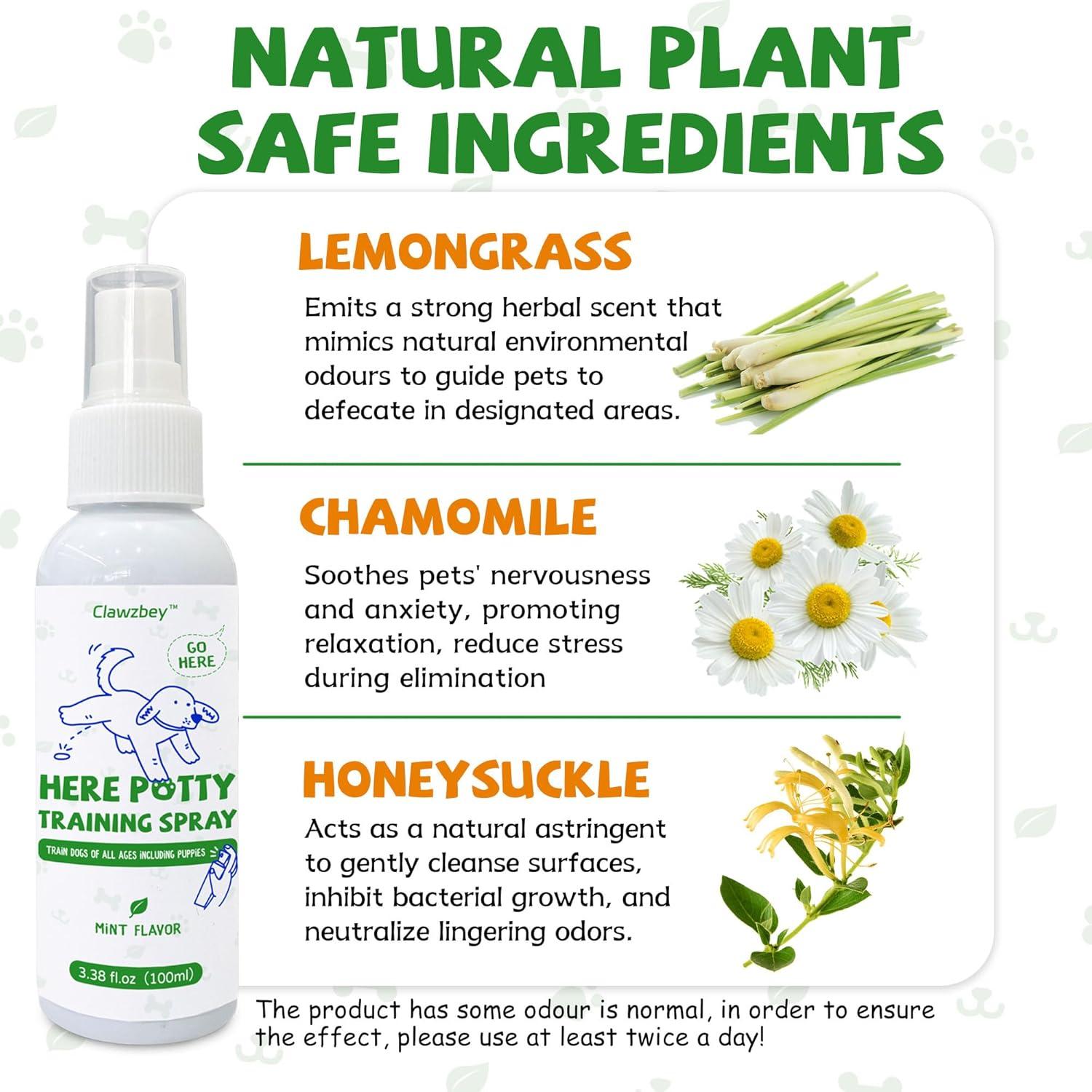 Juego de Spray para Perros Clawzbey - No-Go y Entrenamiento 100 ml