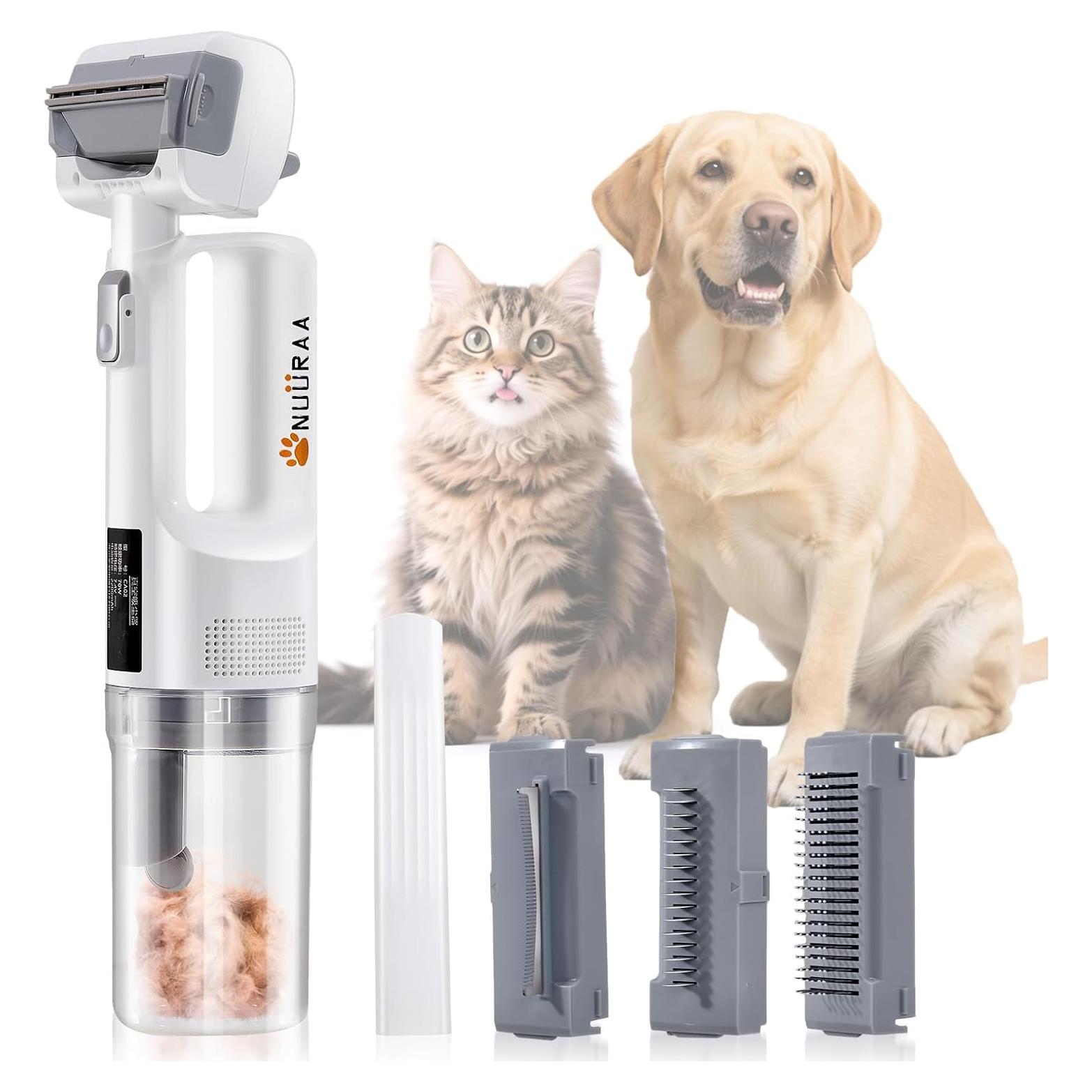 Aspiradora Portátil para Mascotas NUURAA CA02 - 9K Succión, 300ml