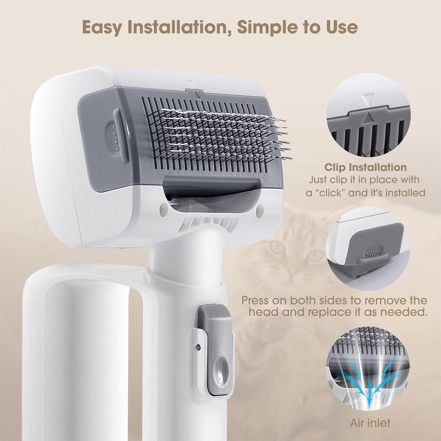 Aspiradora Portátil para Mascotas NUURAA CA02 - 9K Succión, 300ml