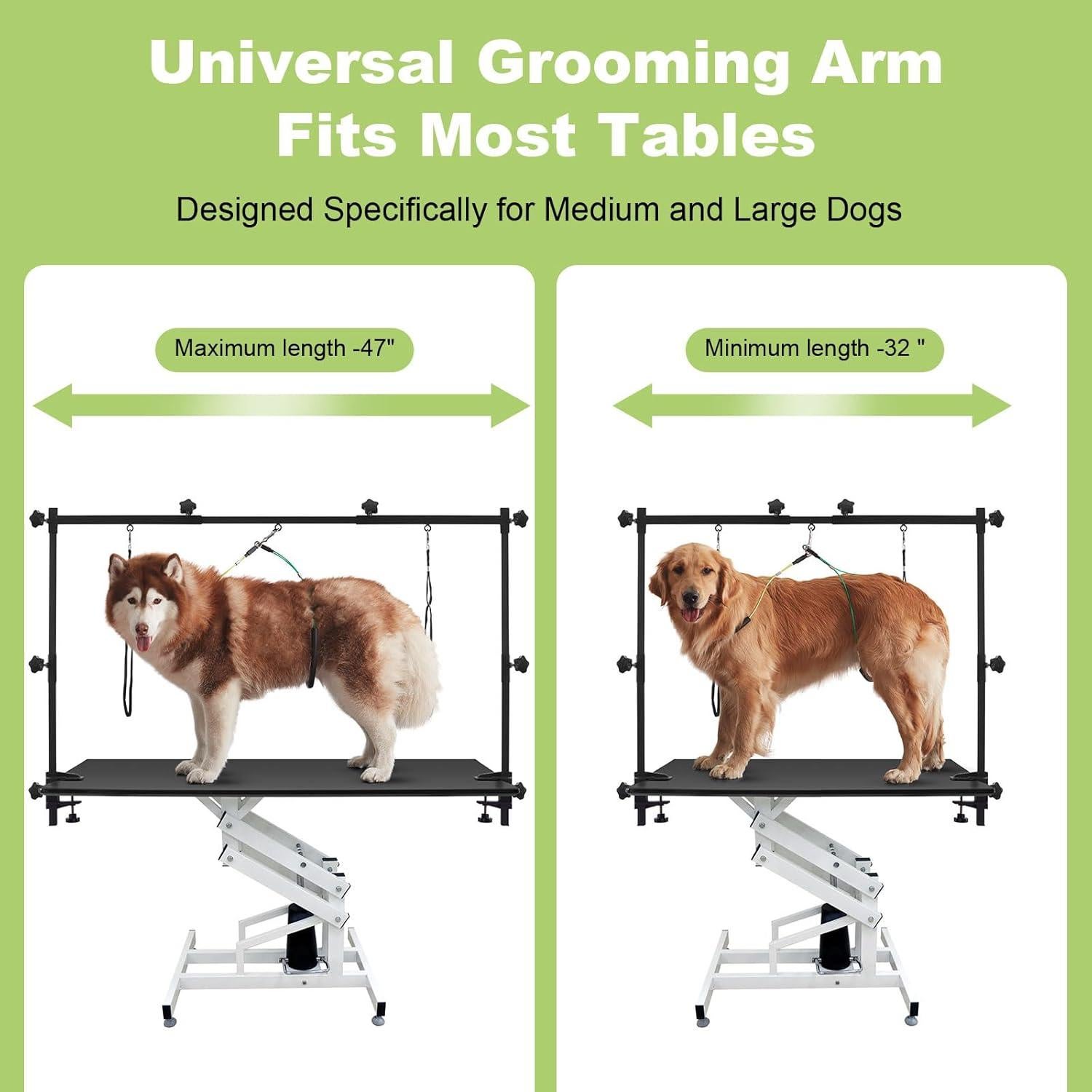 Soporte Ajustable para Mesa de Aseo Canino ZPVP 81-119 cm