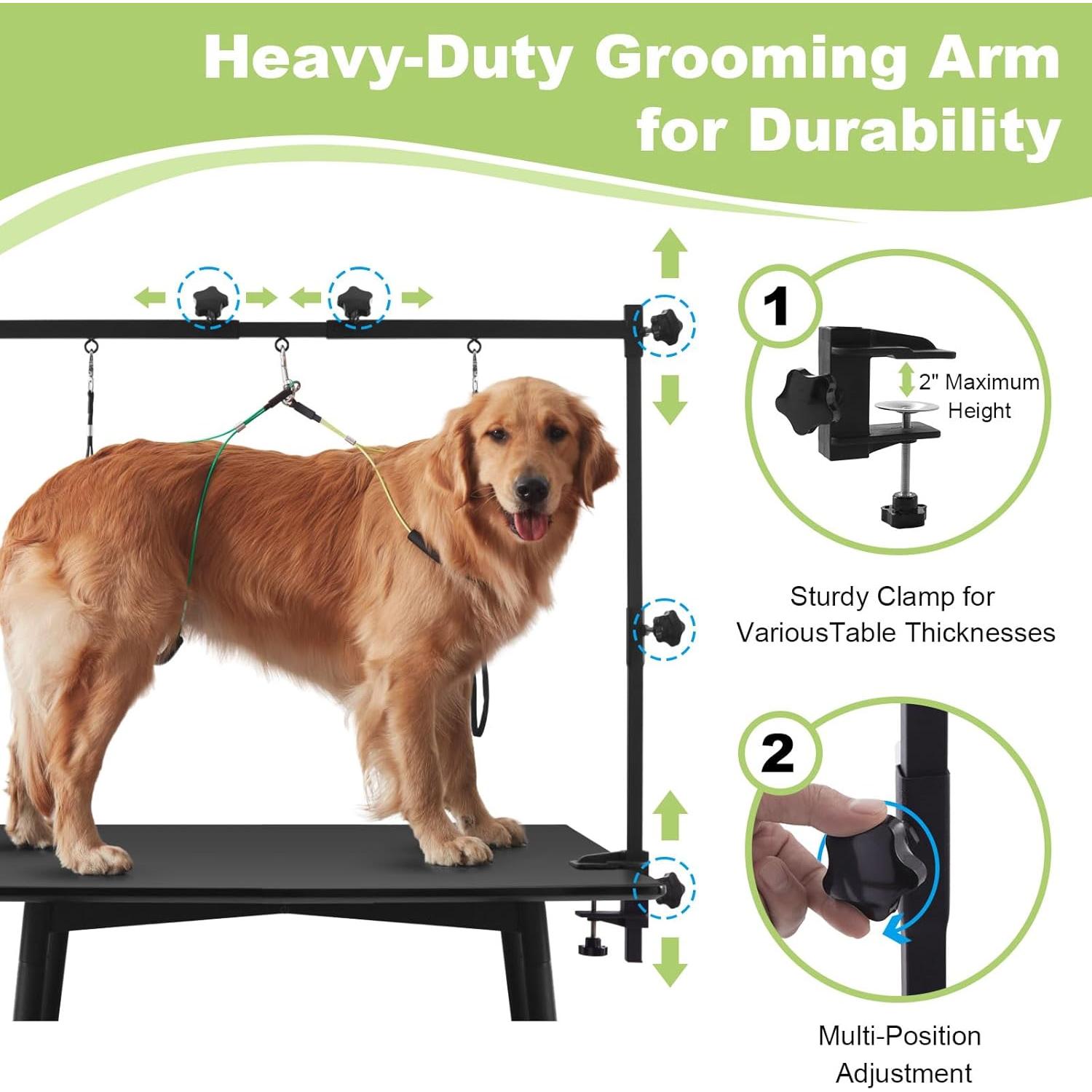 Soporte Ajustable para Mesa de Aseo Canino ZPVP 81-119 cm