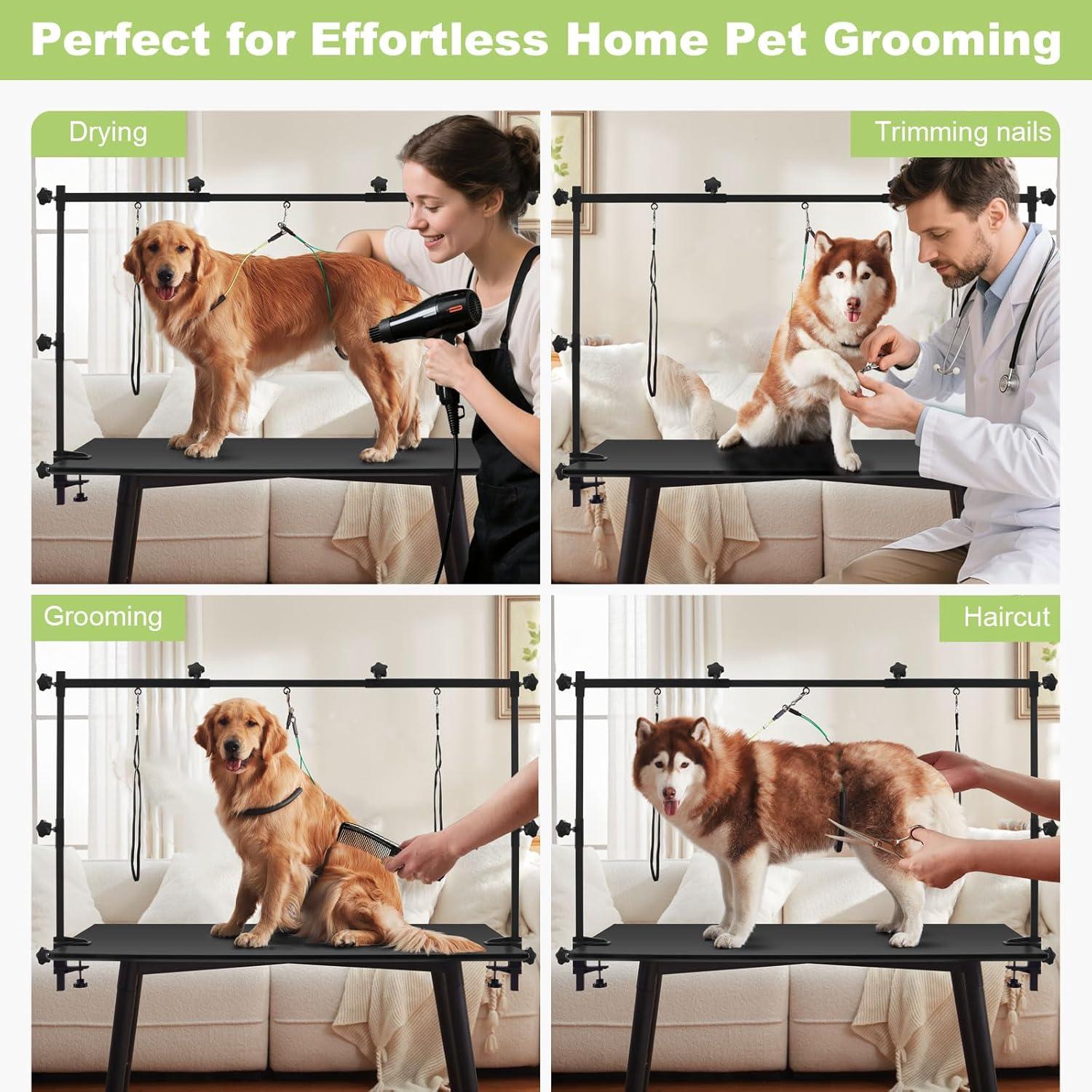 Soporte Ajustable para Mesa de Aseo Canino ZPVP 81-119 cm