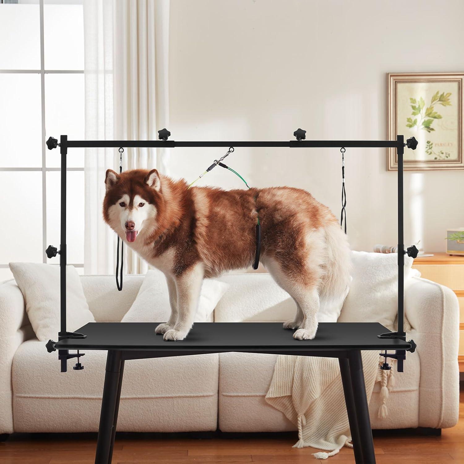 Soporte Ajustable para Mesa de Aseo Canino ZPVP 81-119 cm