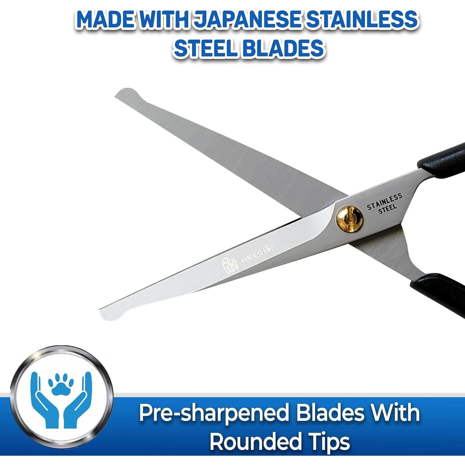 Tijeras de Aseo para Mascotas Pet Magasin - Acero Inoxidable