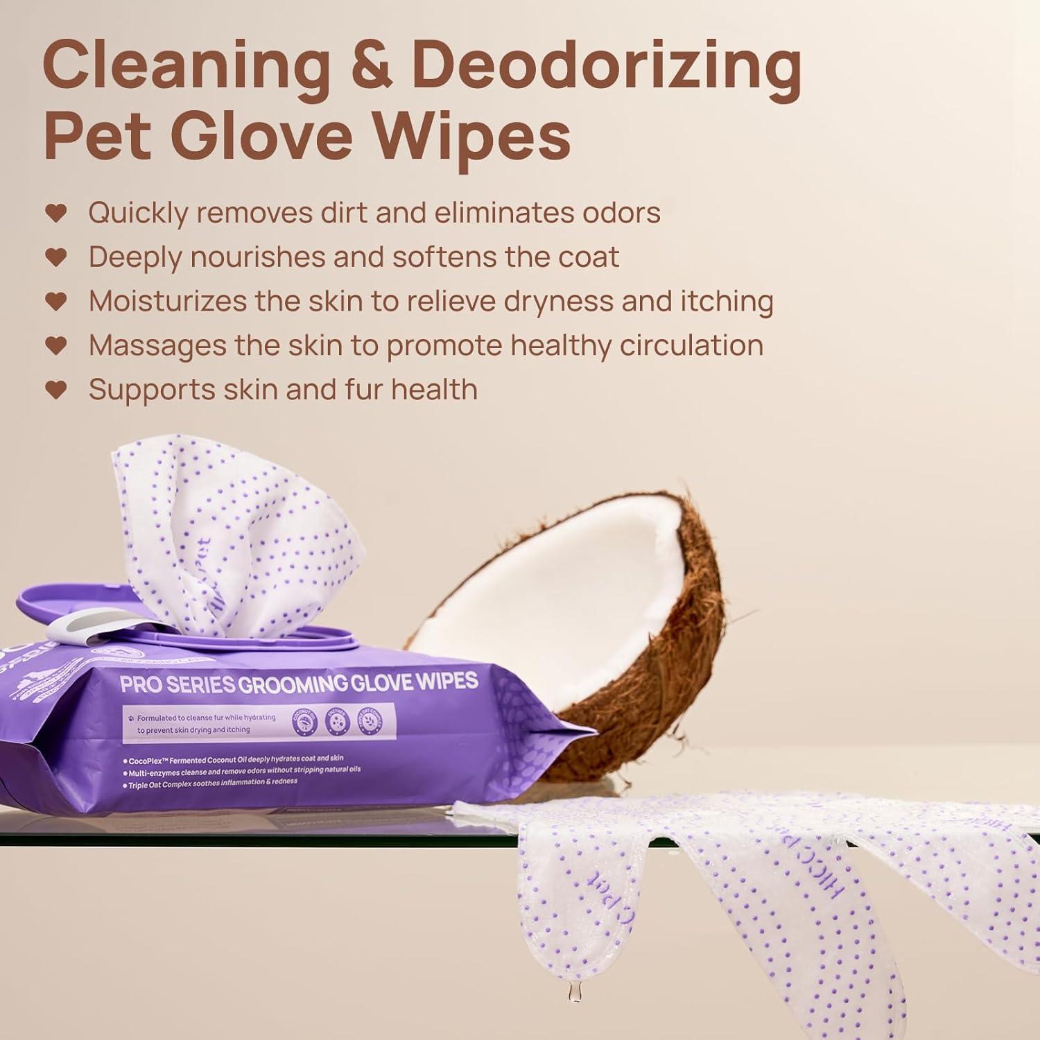 HICC PET Toallitas Hipoalergénicas para Mascotas 20 Pcs