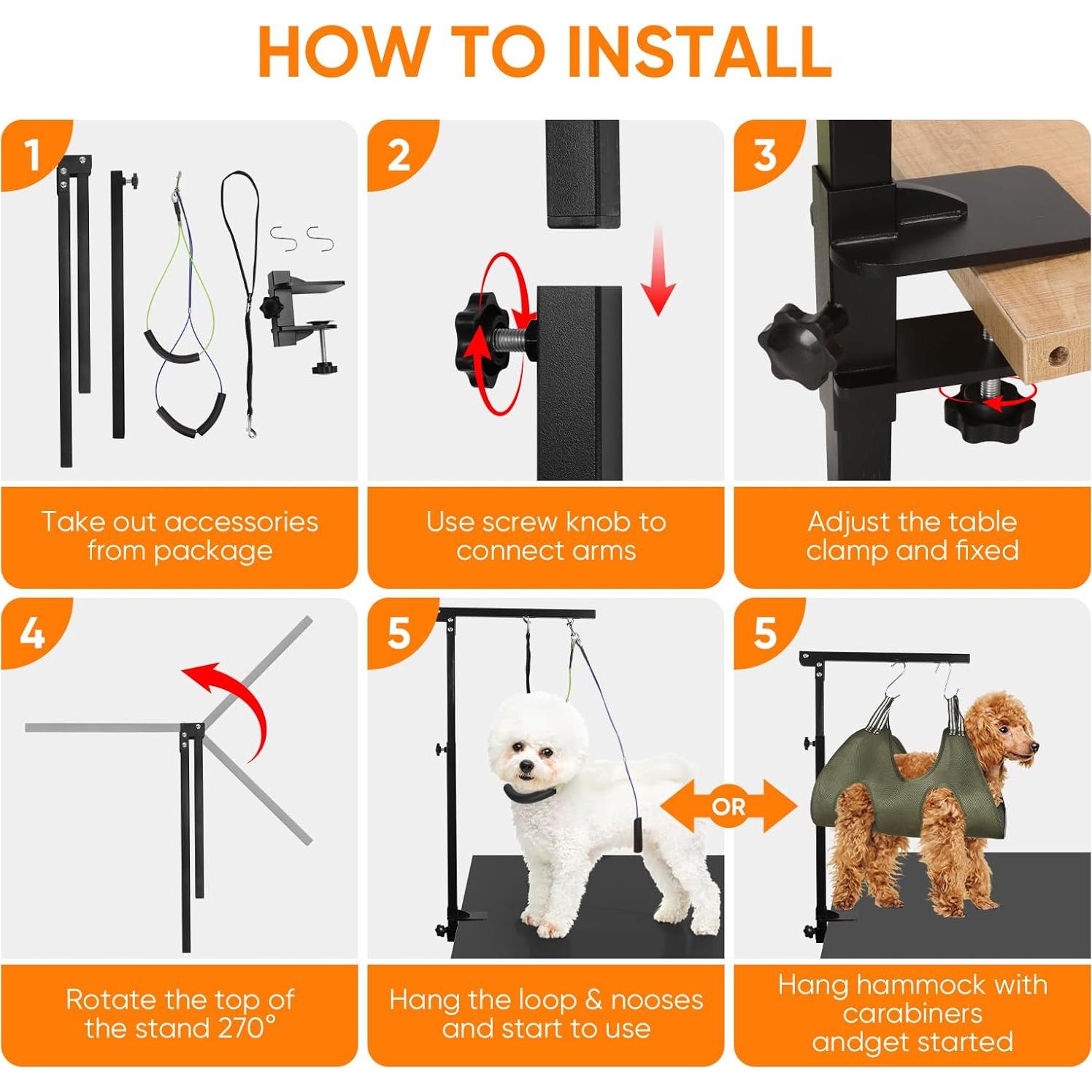 Brazo Plegable de Acicalamiento para Perros Mot Ycse Verde