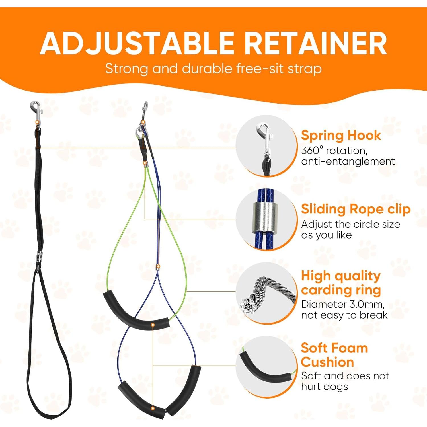 Brazo Plegable de Acicalamiento para Perros Mot Ycse Verde