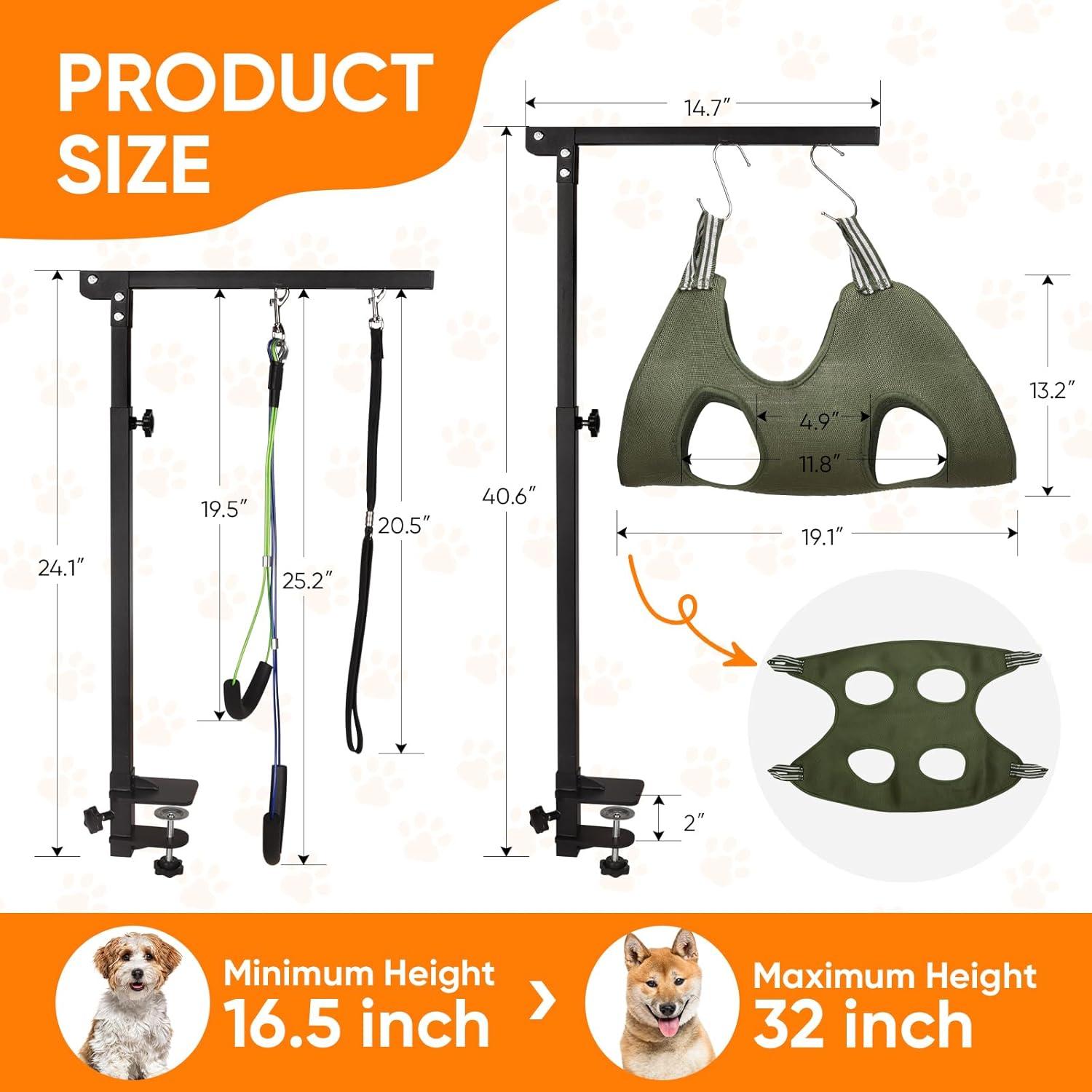 Brazo Plegable de Acicalamiento para Perros Mot Ycse Verde