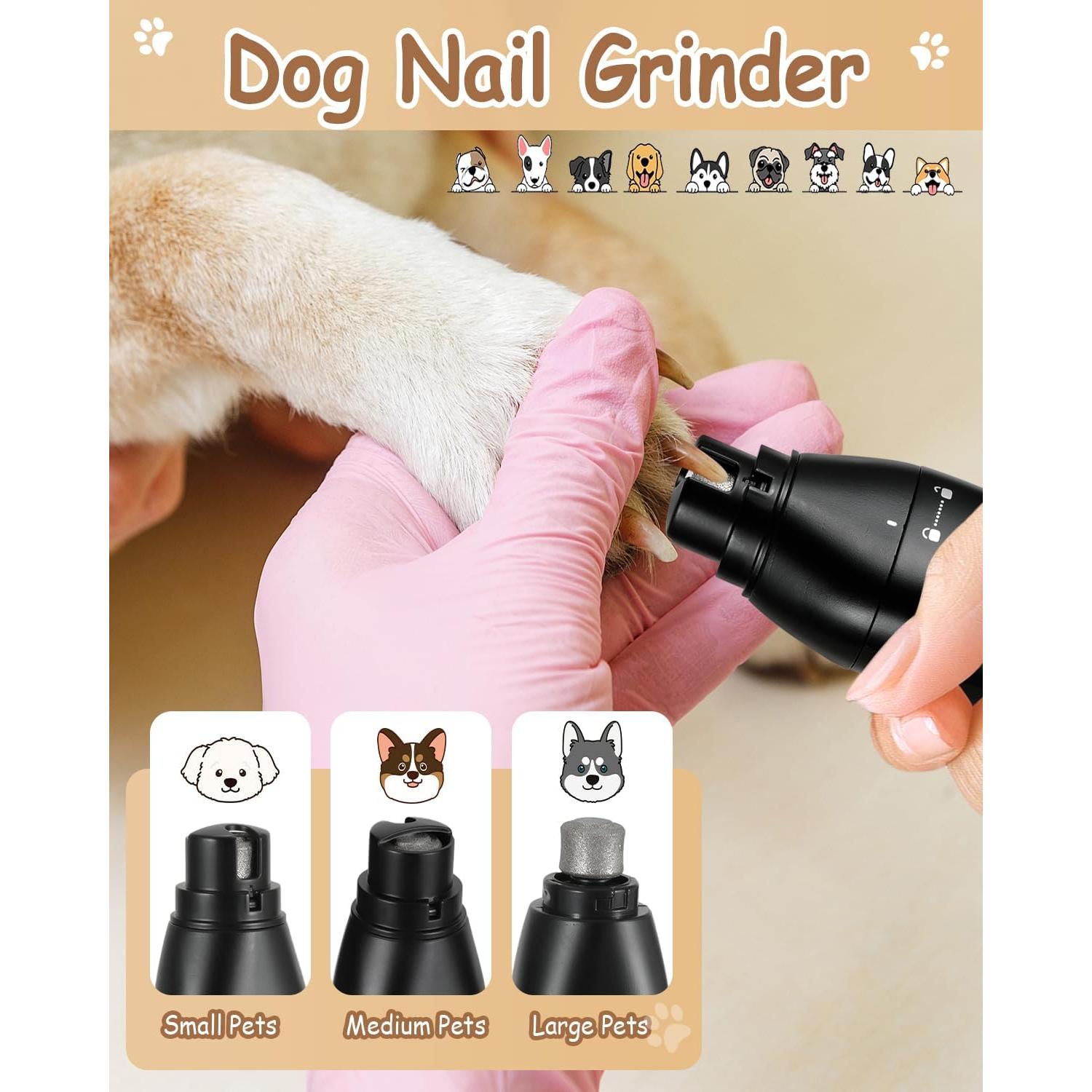 Cortadora de Perro Cussity 4 en 1 Recargable USB-C con 2 Velocidades