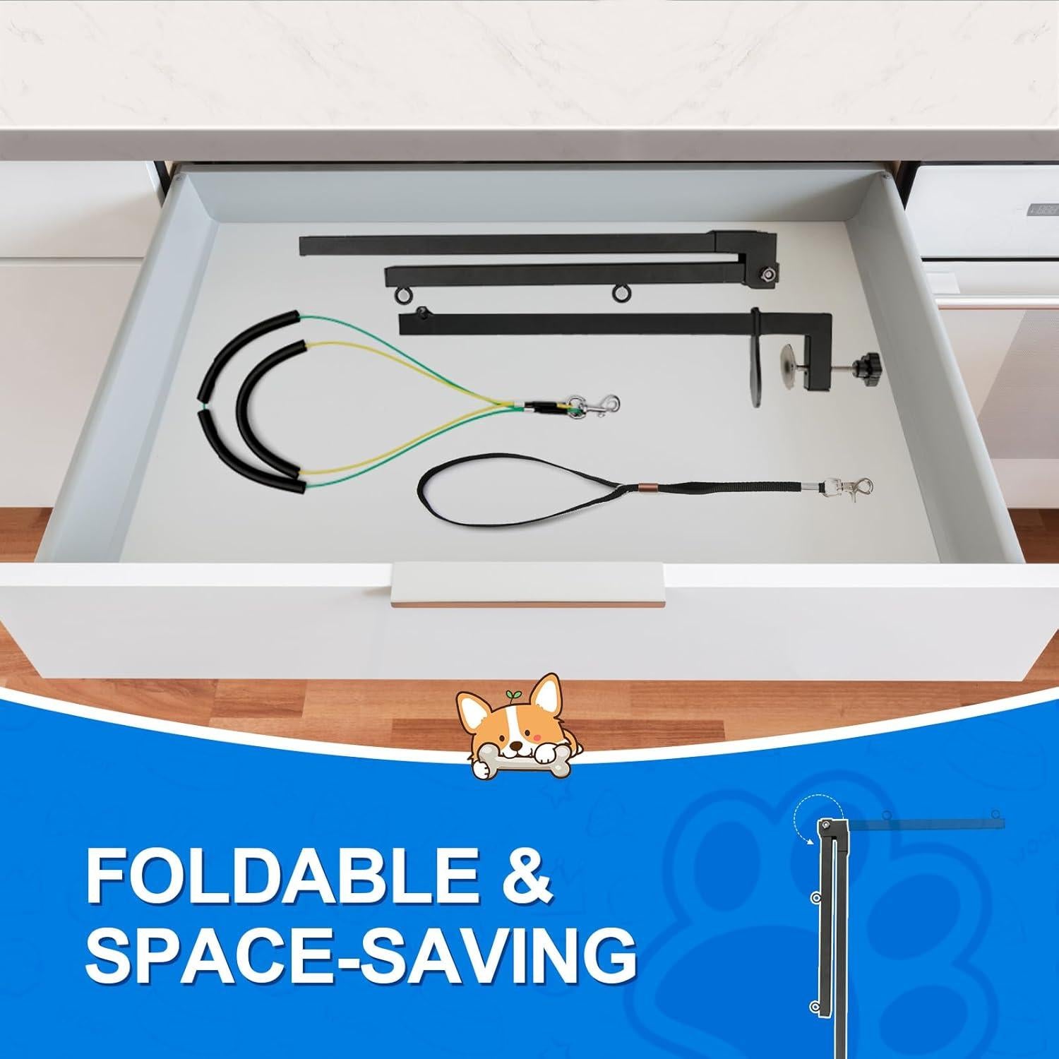 Brazo de Aseo para Perros Breeze Touch Plegable 81cm