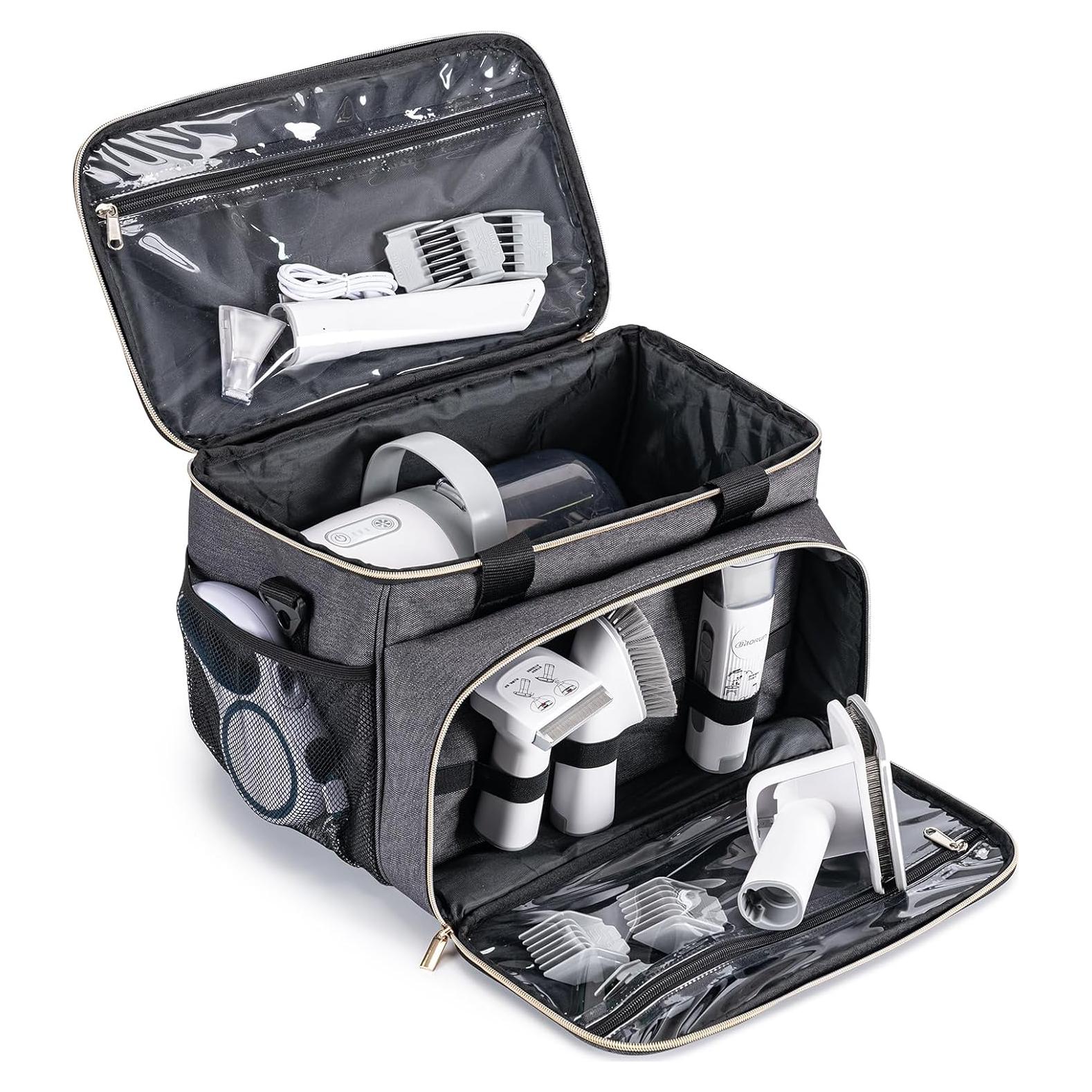 Bolsa de Aspiradora para Acicalamiento de Perros BABEYER - Gris