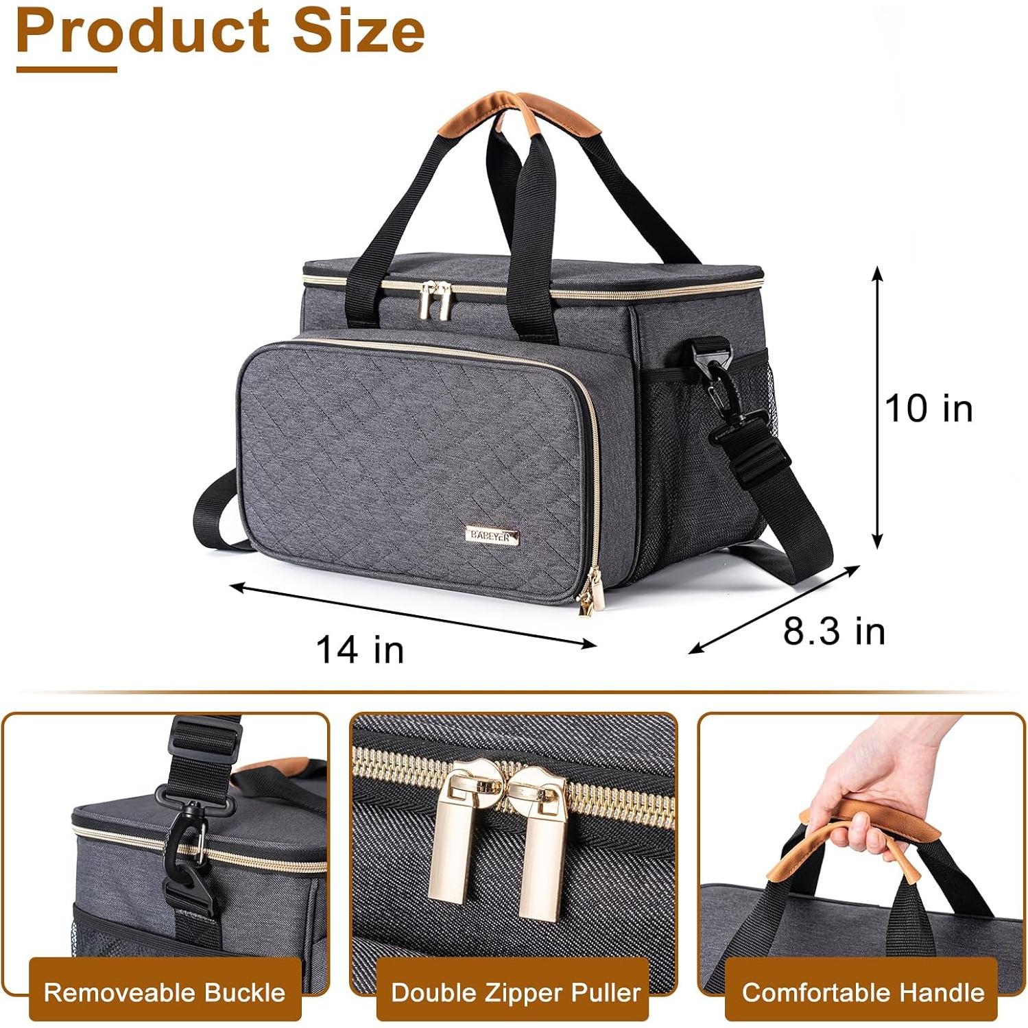 Bolsa de Aspiradora para Acicalamiento de Perros BABEYER - Gris