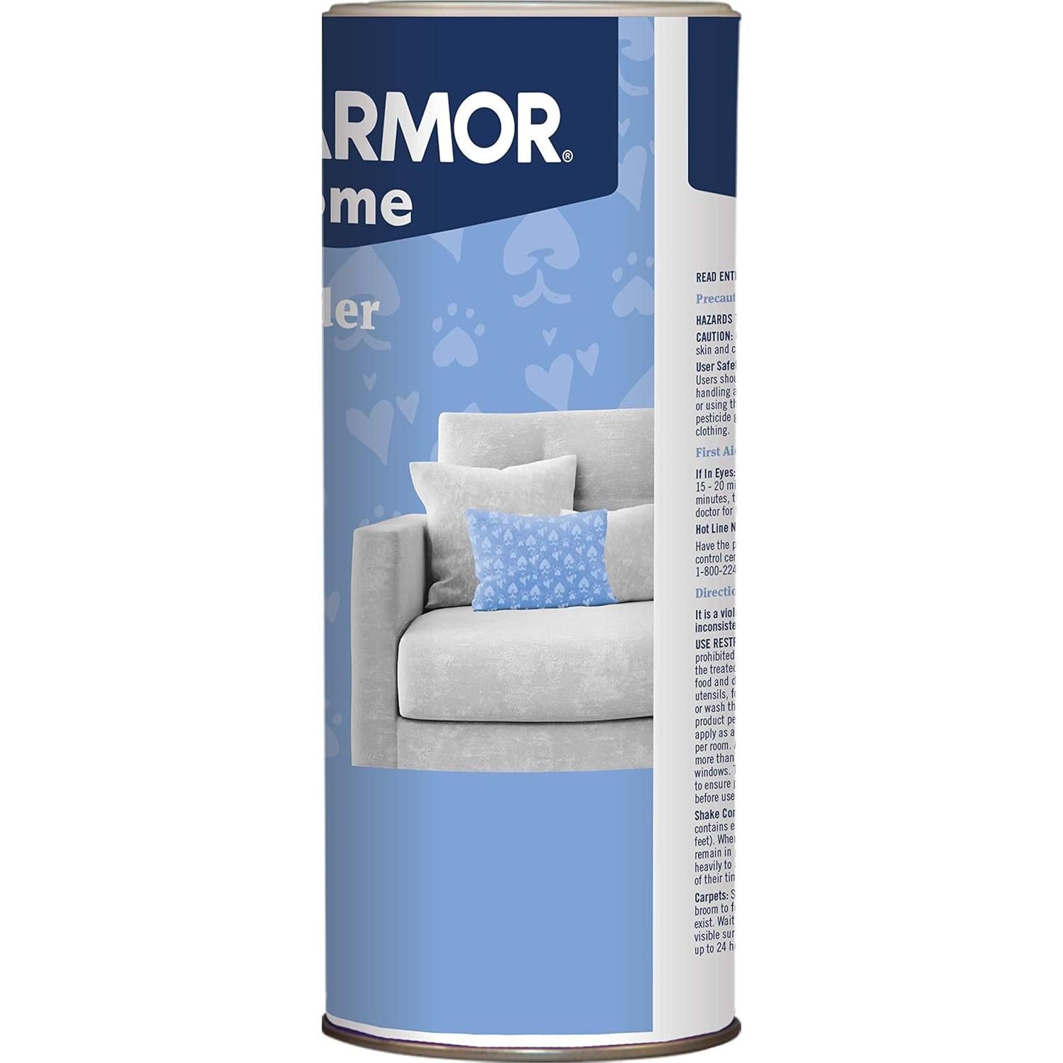 Polvo para Alfombras PetArmor 454g - Control de Pulgas y Garrapatas