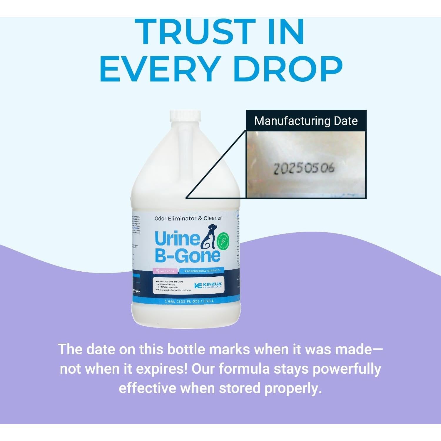 Limpiador de Orina Kinzua Environmental 3.785L Aroma Lavanda