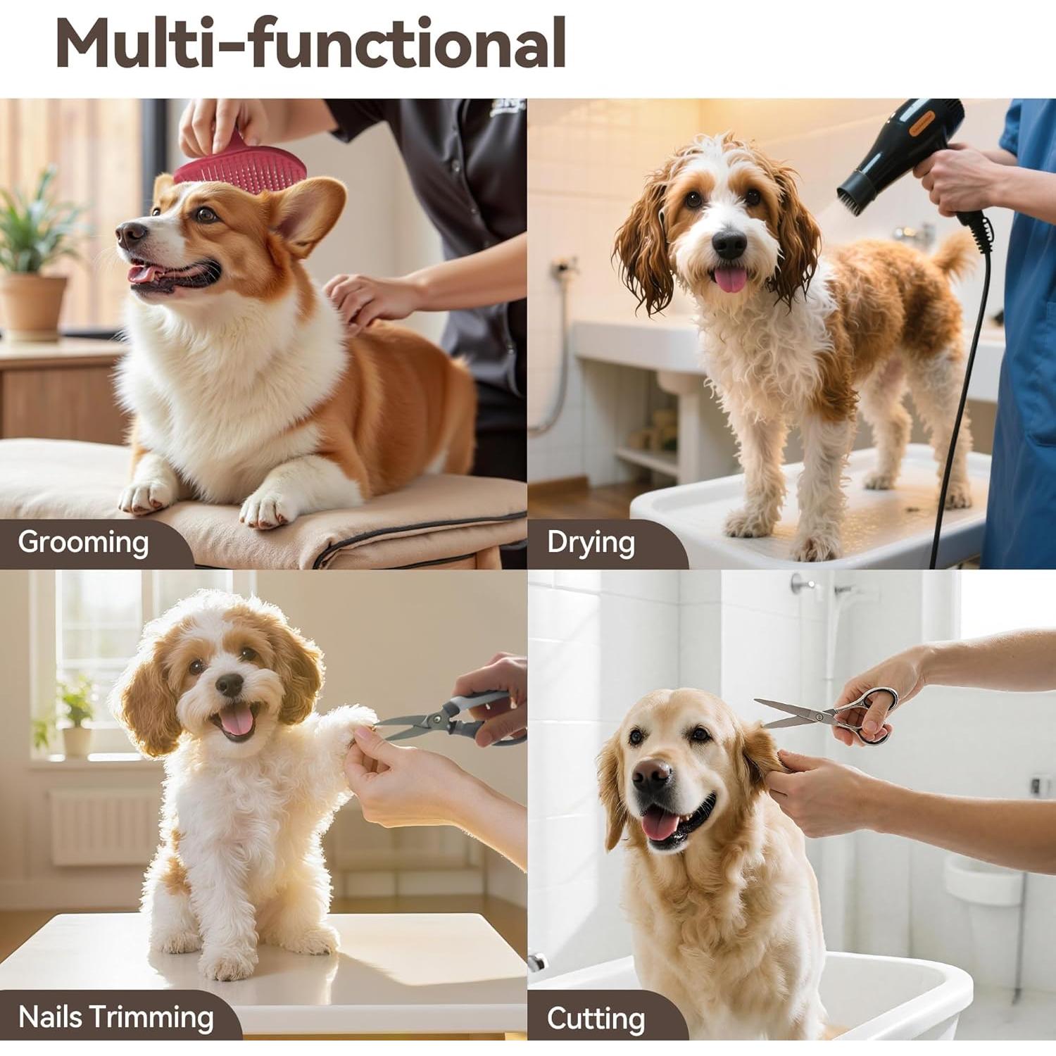 Brazo de Aseo Ajustable para Mascotas Niffgaff 107 cm