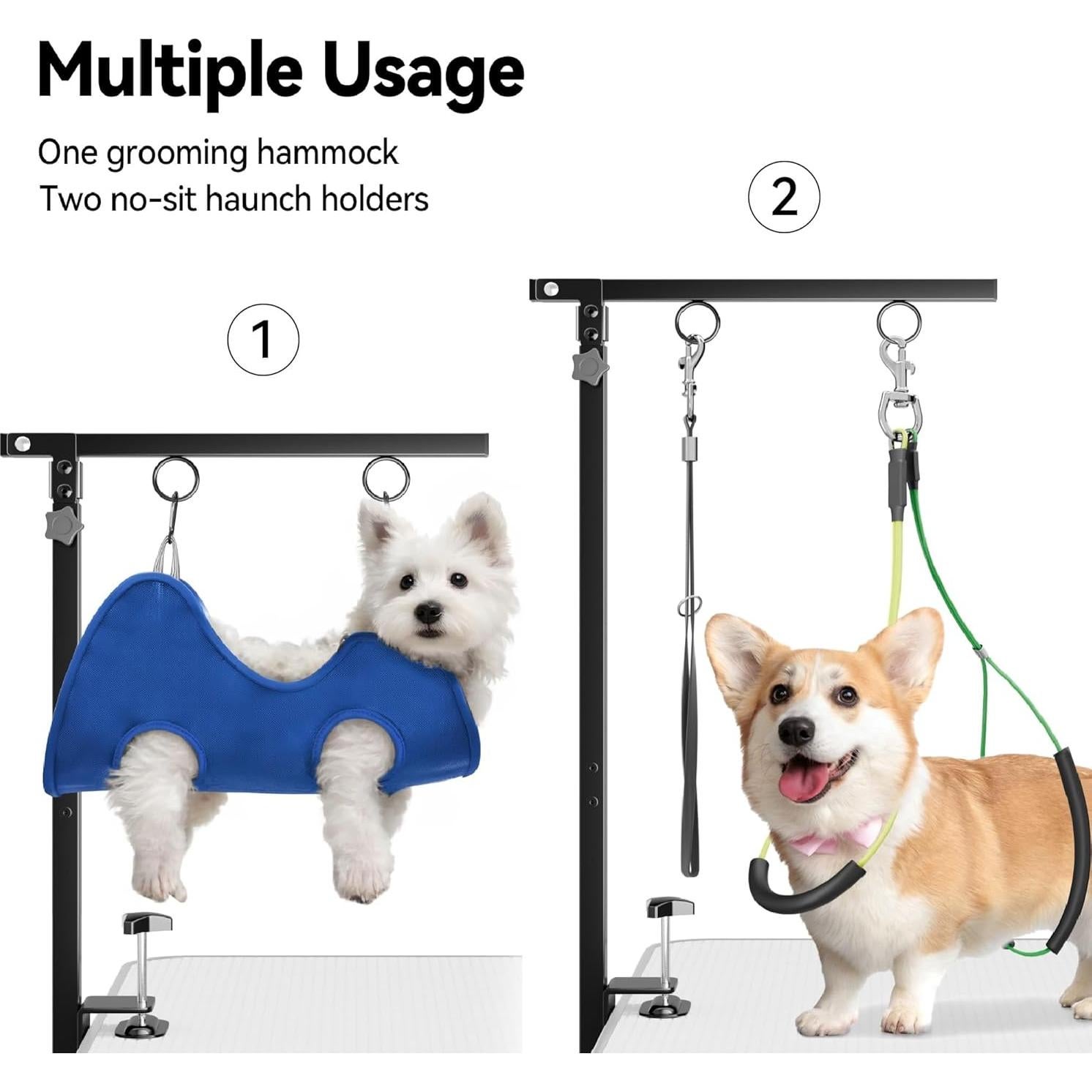 Brazo Plegable para Acicalamiento de Perros Josmimic 66-102cm