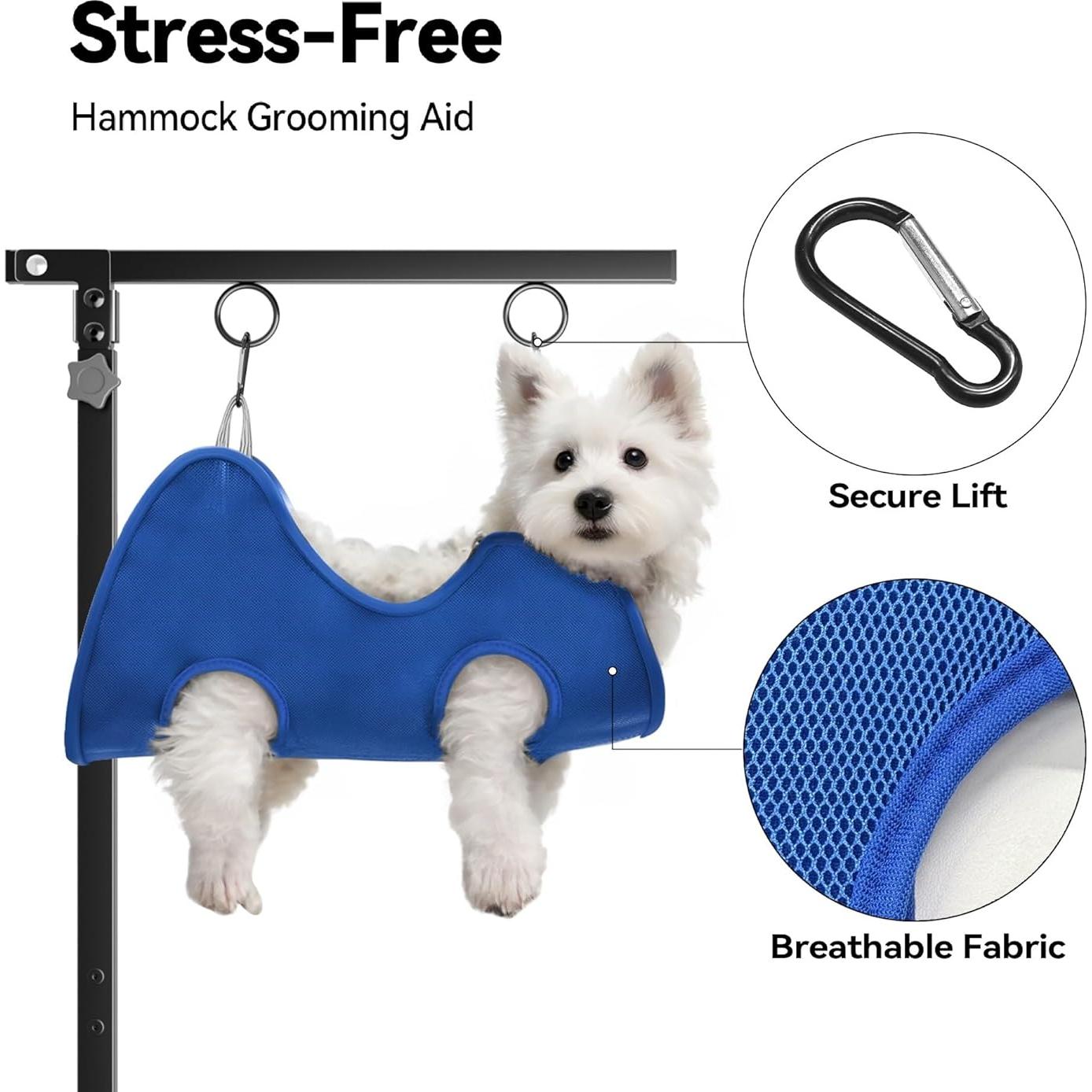 Brazo Plegable para Acicalamiento de Perros Josmimic 66-102cm