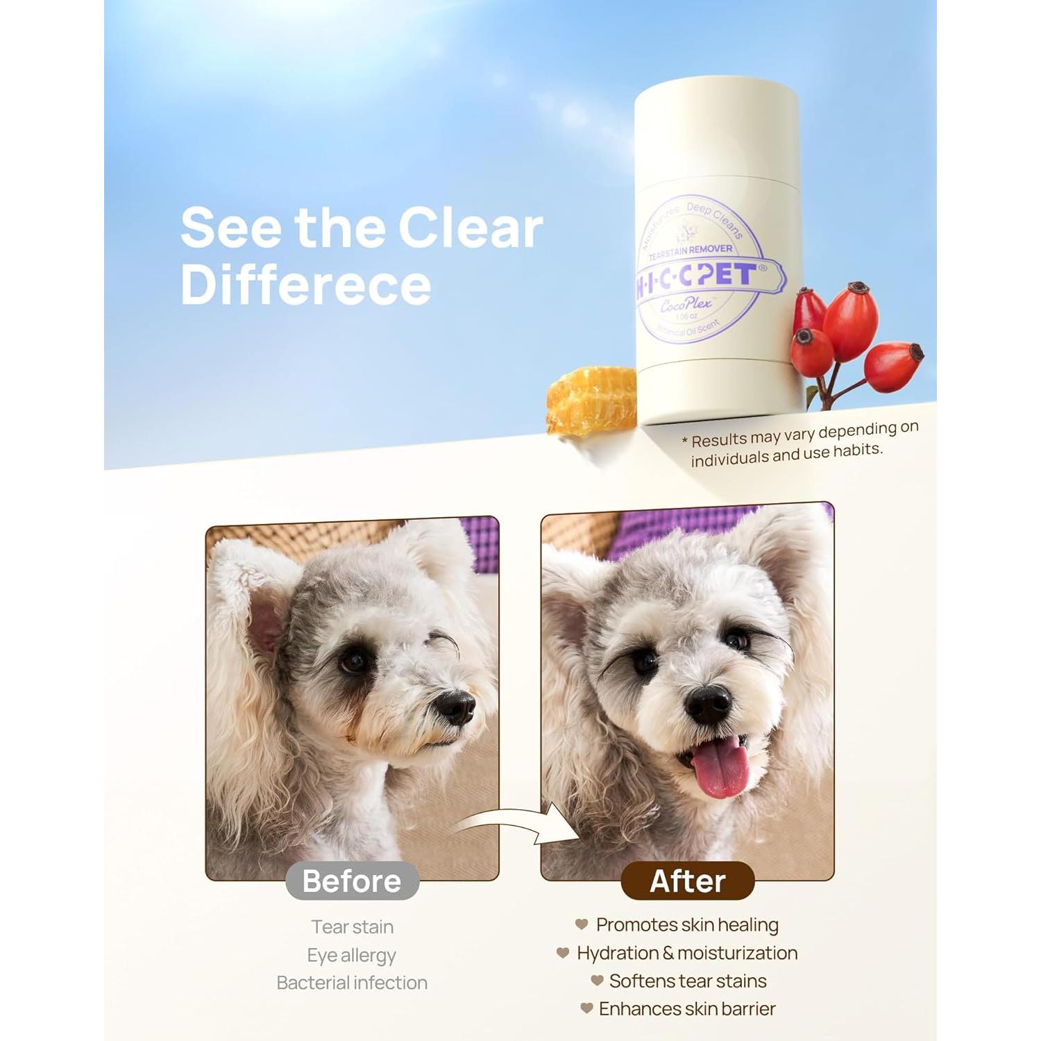 Bálsamo Suavizante HICC PET para Manchas de Lagrimas 15 g