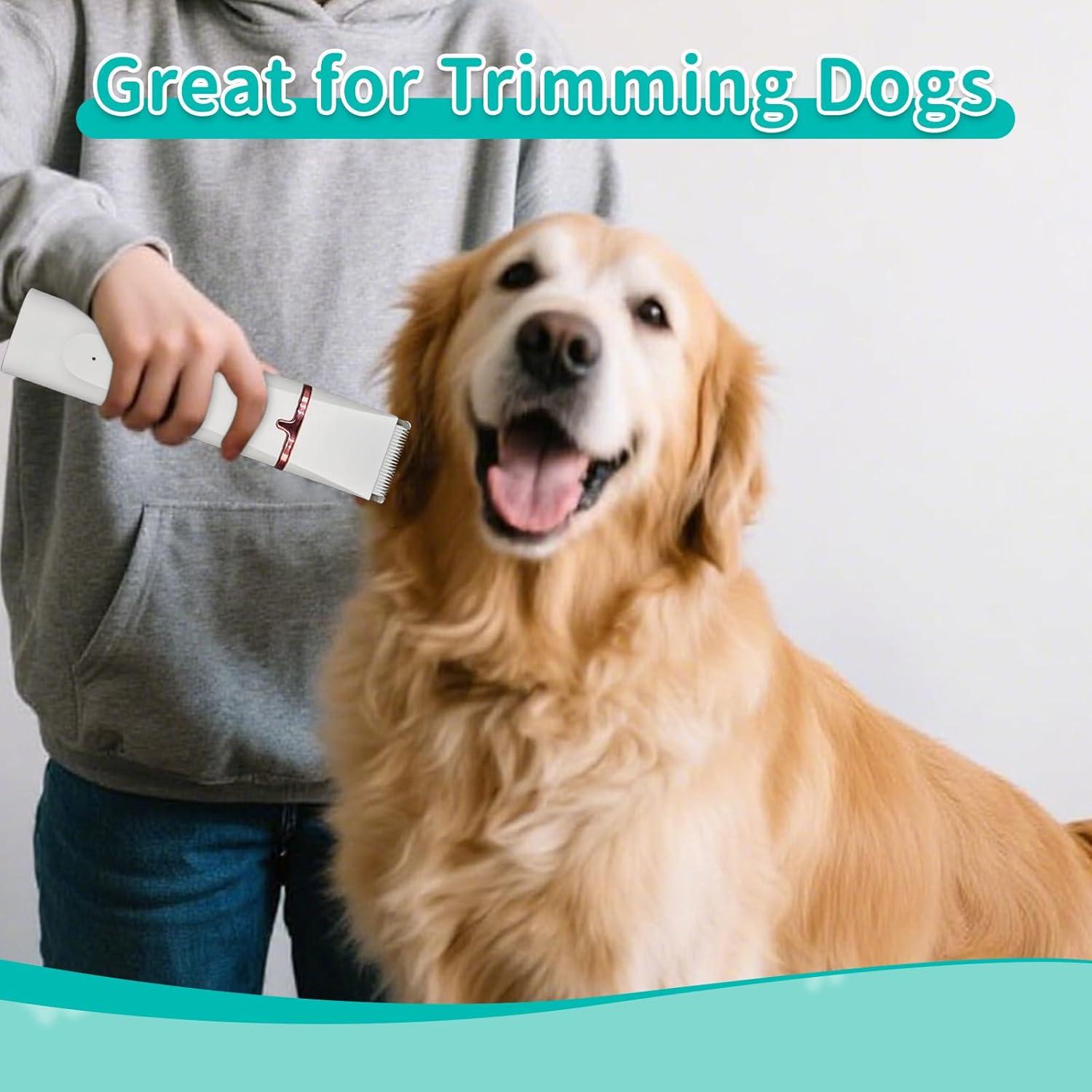 Cortadora de Aseo Inalámbrica EverZenHub GR-1 4-en-1 para Perros y Gatos