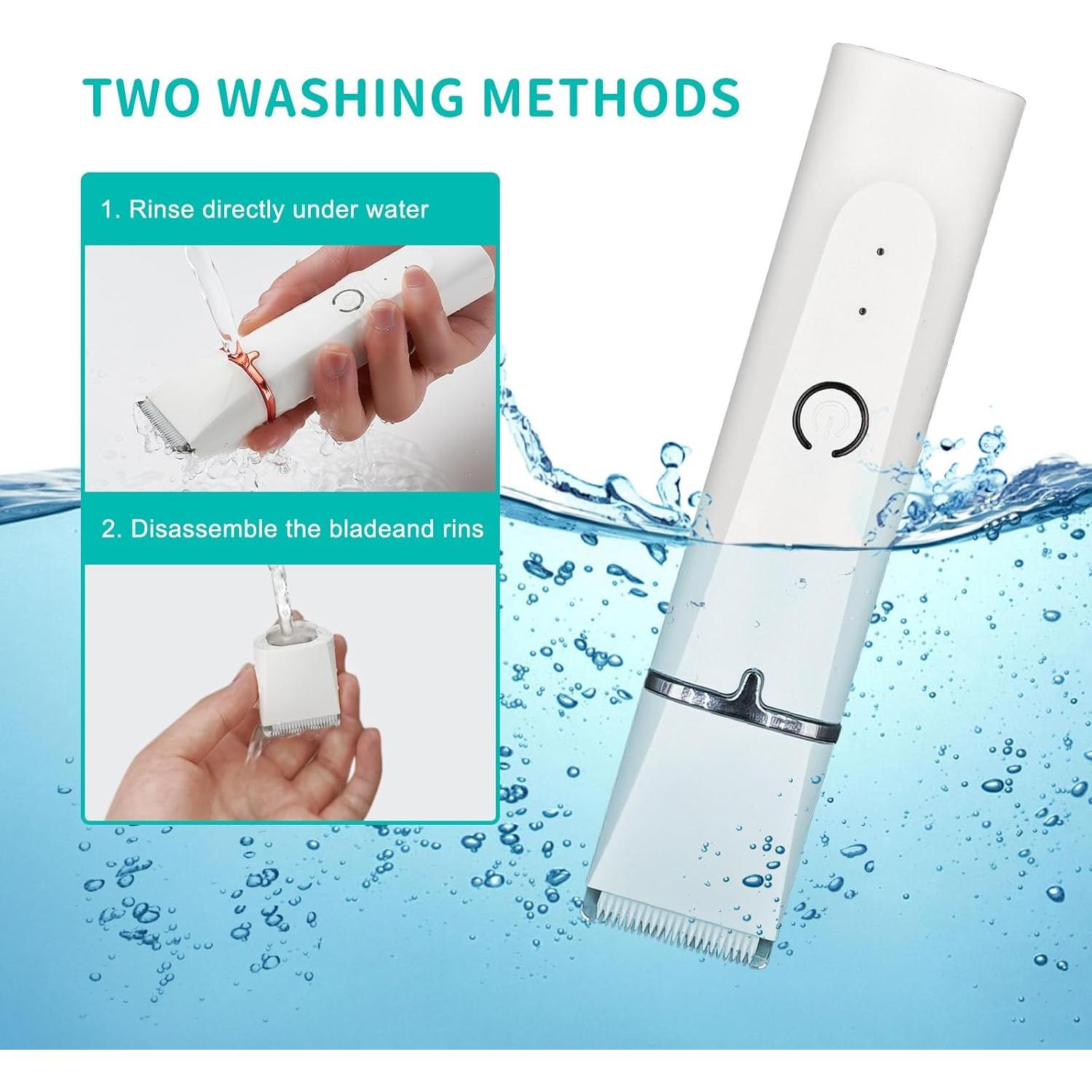 Cortadora de Aseo Inalámbrica EverZenHub GR-1 4-en-1 para Perros y Gatos