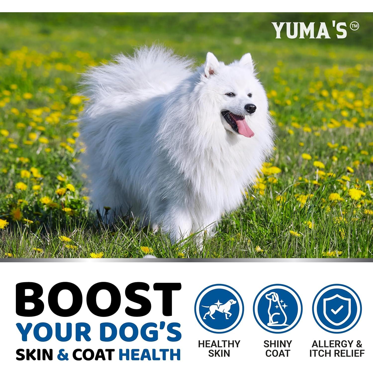 Suplemento Omega 3 para Perros YUMA'S 170 Masticables Piel y Pelaje