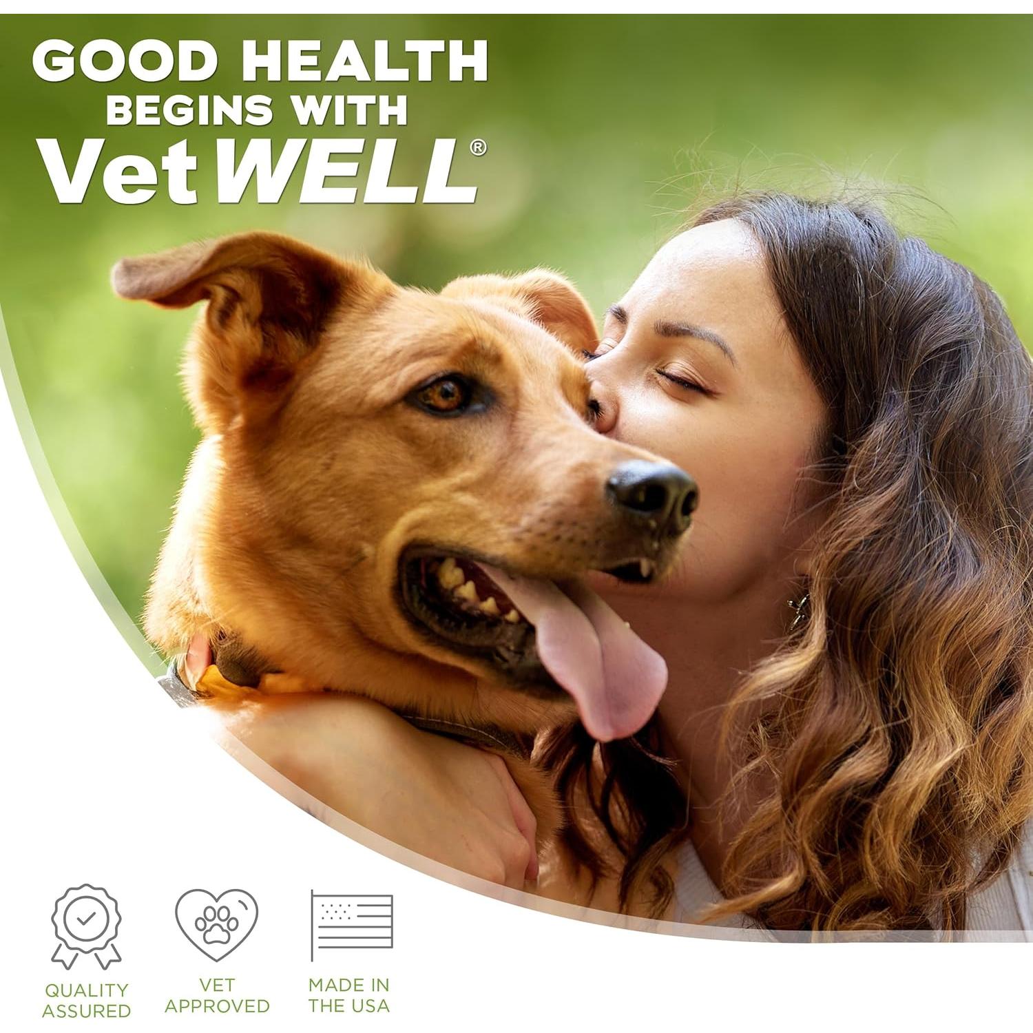 Toallitas de limpieza para oídos VetWELL con Aloe Vera - 100 unidades