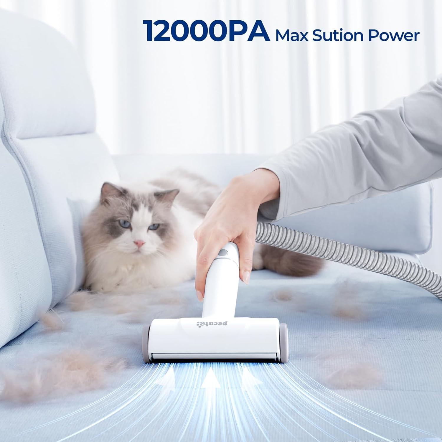 Aspiradora para Mascotas Pecute MAS-510 4 en 1 12000Pa 1.5L