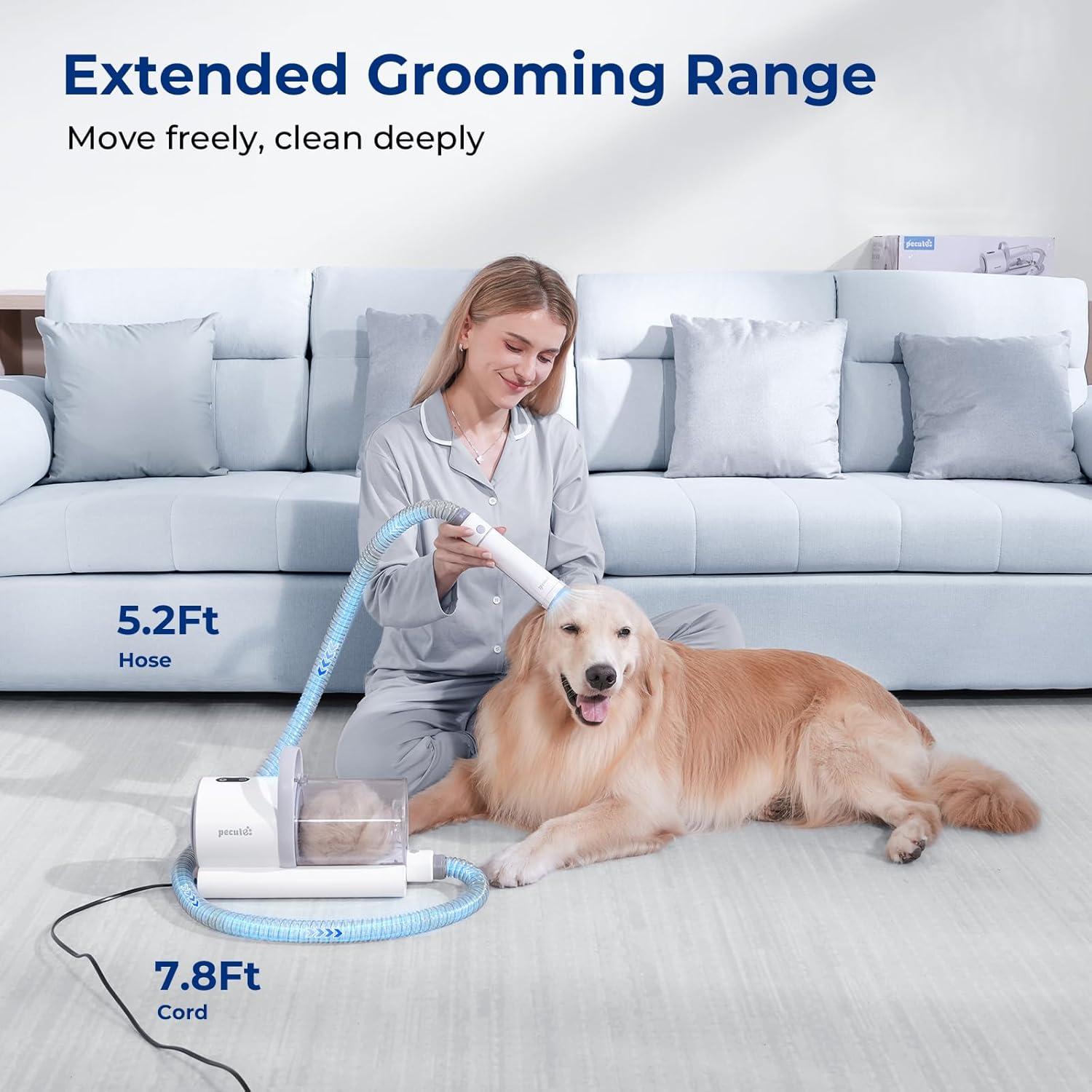 Aspiradora para Mascotas Pecute MAS-510 4 en 1 12000Pa 1.5L