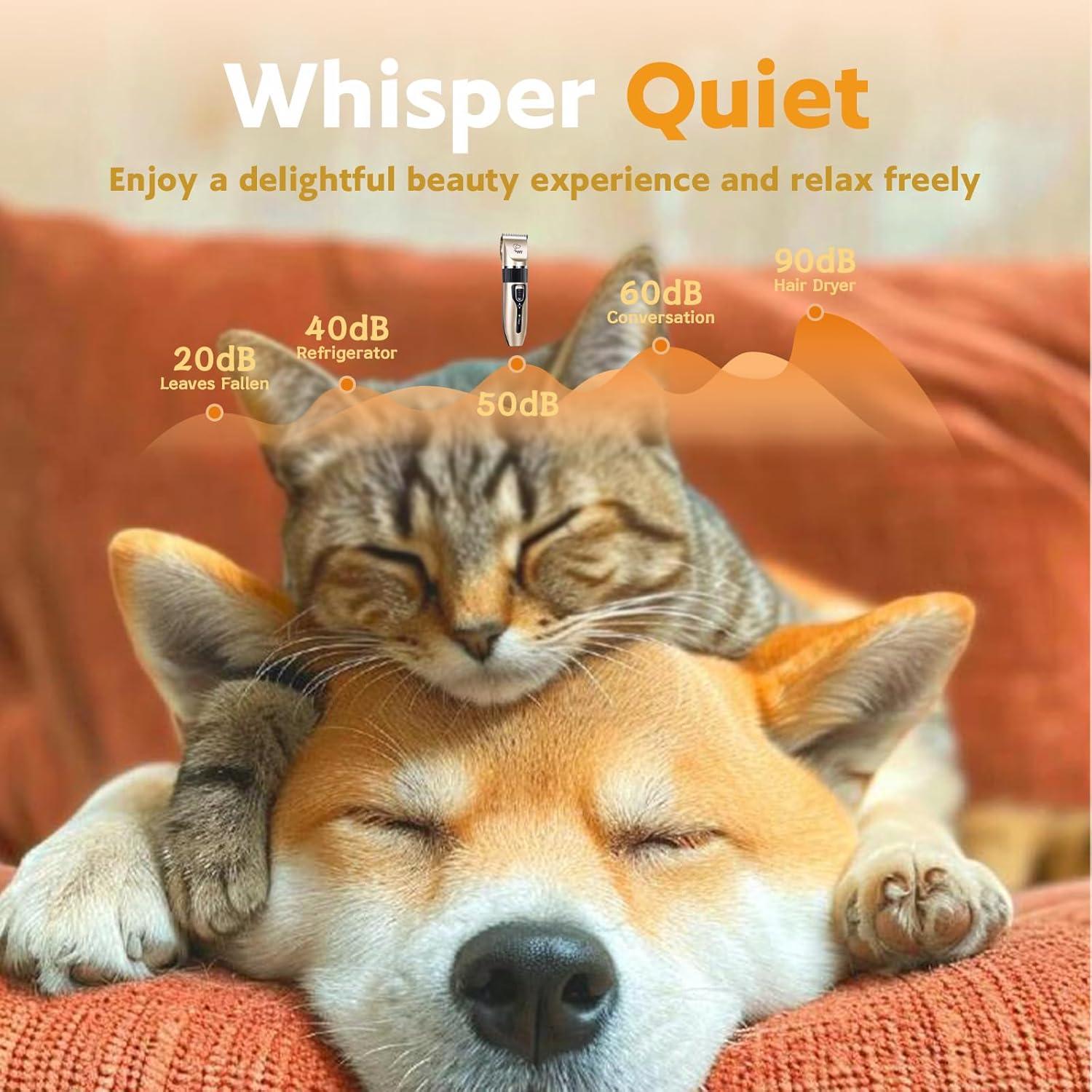 Cortadora de Acicalamiento Eléctrica Silenciosa HappyYILIDA